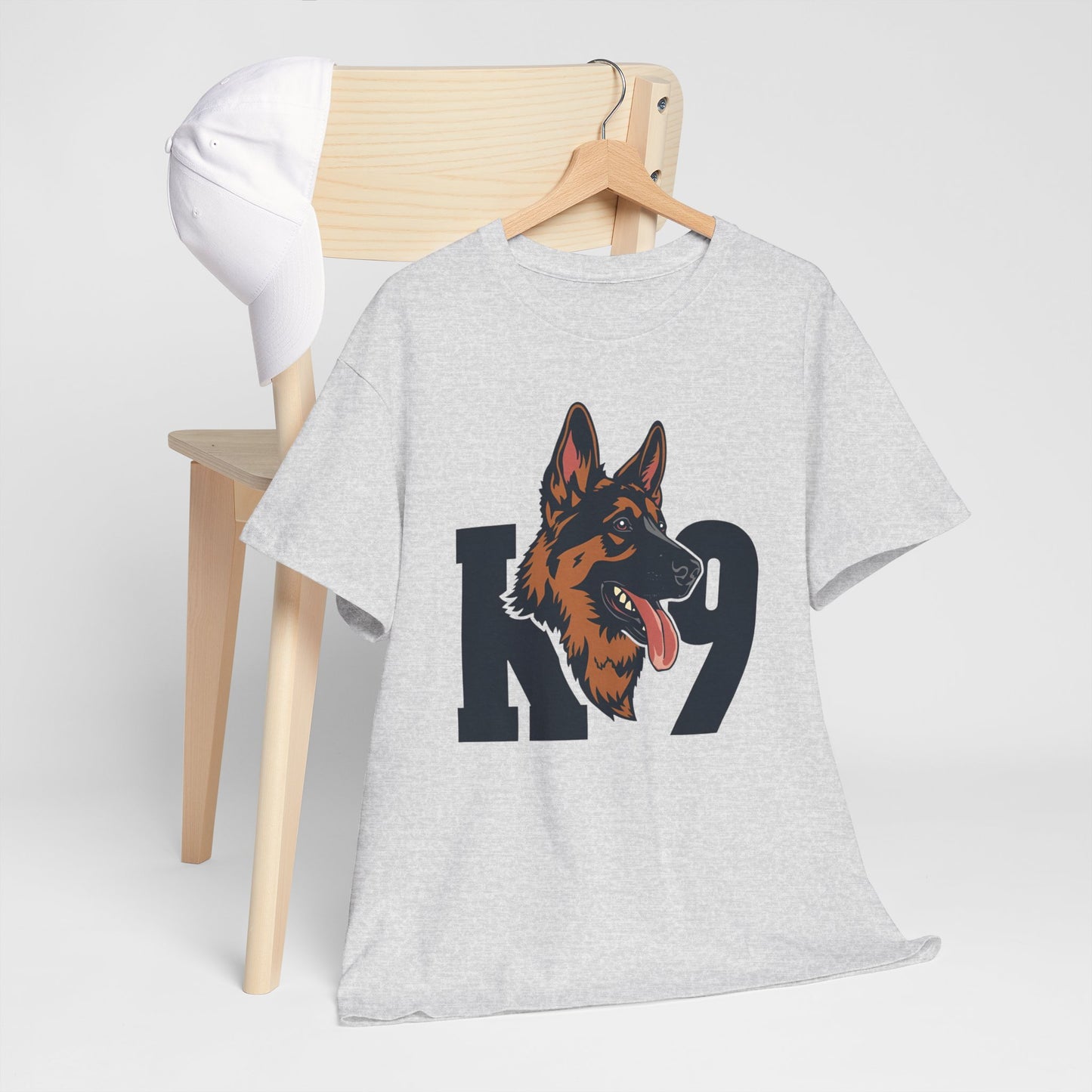 German Shepherd K9 Lover Unisex Heavy Cotton Tee | Dog Owner Gift, Dog Lover Apparel