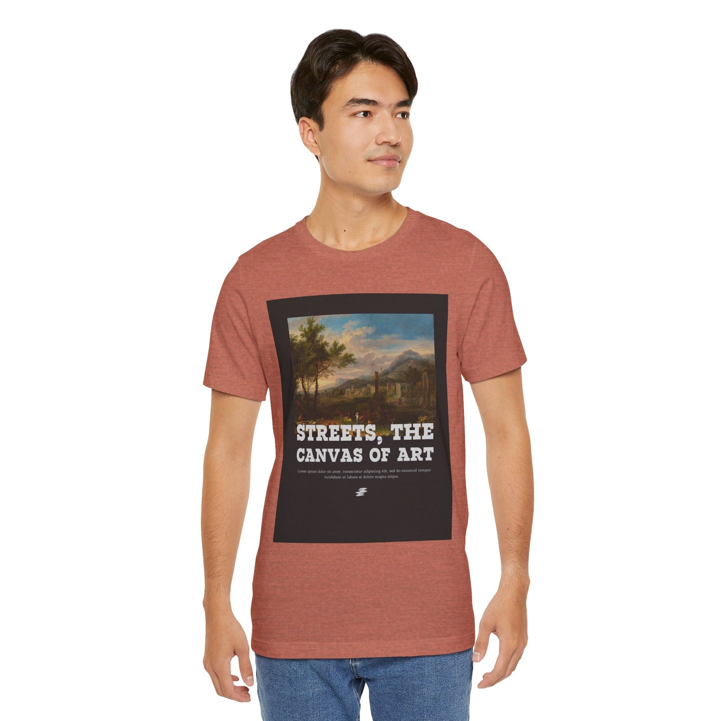 Artistic Graphic Tee - Streets, the Canvas of Art | Unisex Short Sleeve Shirt, Gift for Artists, Art Lovers, Casual Wear, Unique Gifts