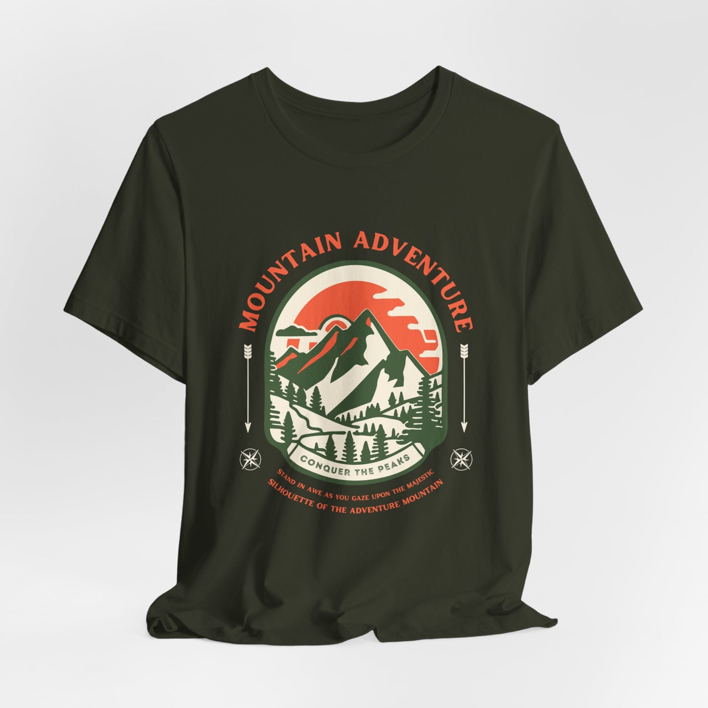 Mountain Adventure Unisex Tee, Outdoor Shirt, Camping Apparel, Hiking Gift, Nature Lover T-Shirt, Adventurer's Top
