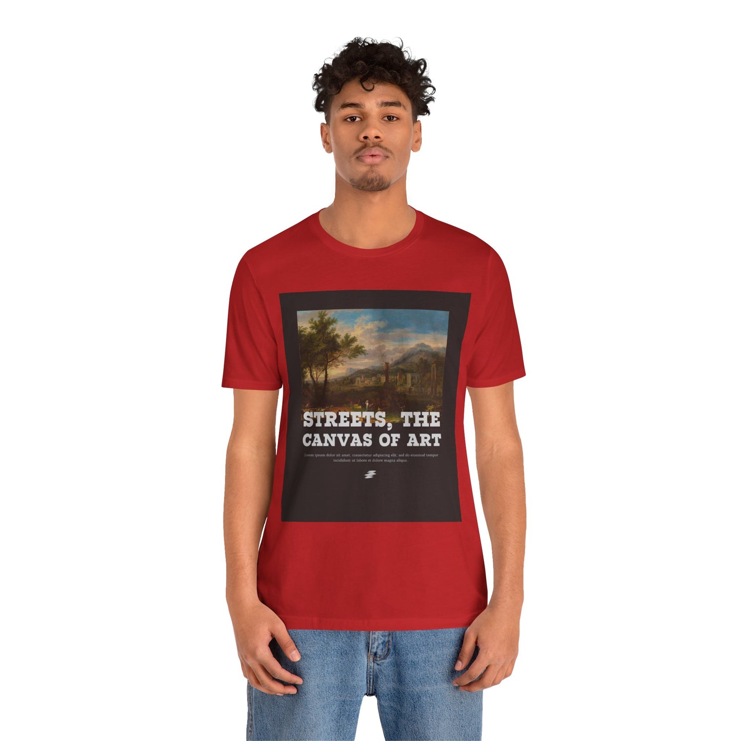 Artistic Graphic Tee - Streets, the Canvas of Art | Unisex Short Sleeve Shirt, Gift for Artists, Art Lovers, Casual Wear, Unique Gifts