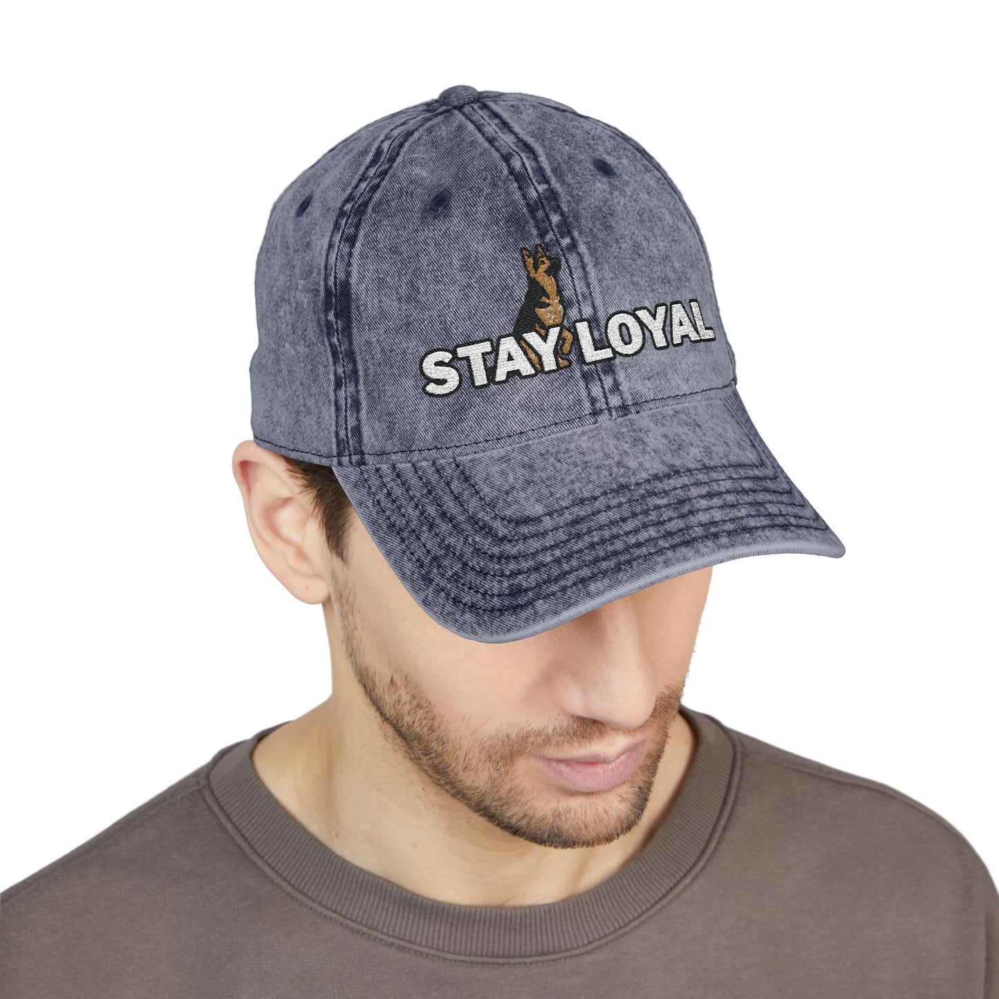 German Shepherd Vintage Embroidered Cap - Stay Loyal