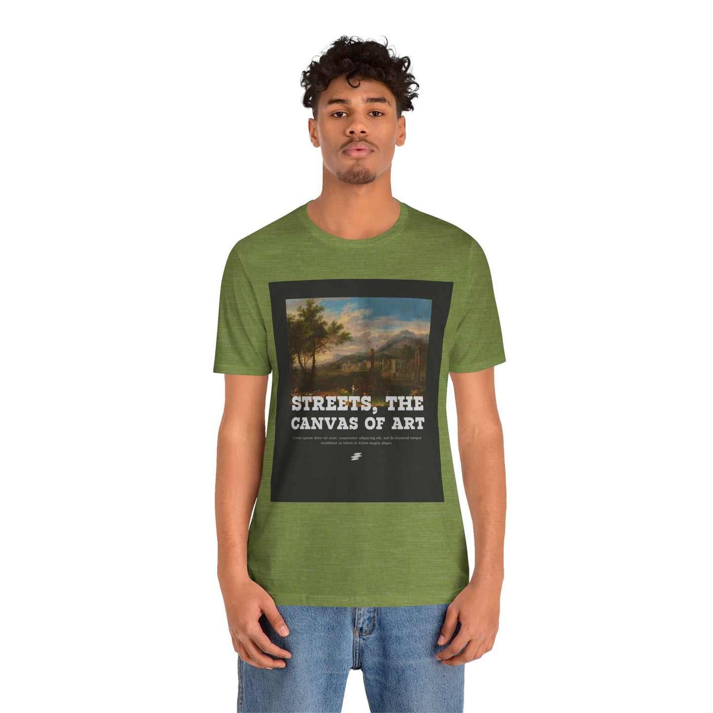 Artistic Graphic Tee - Streets, the Canvas of Art | Unisex Short Sleeve Shirt, Gift for Artists, Art Lovers, Casual Wear, Unique Gifts