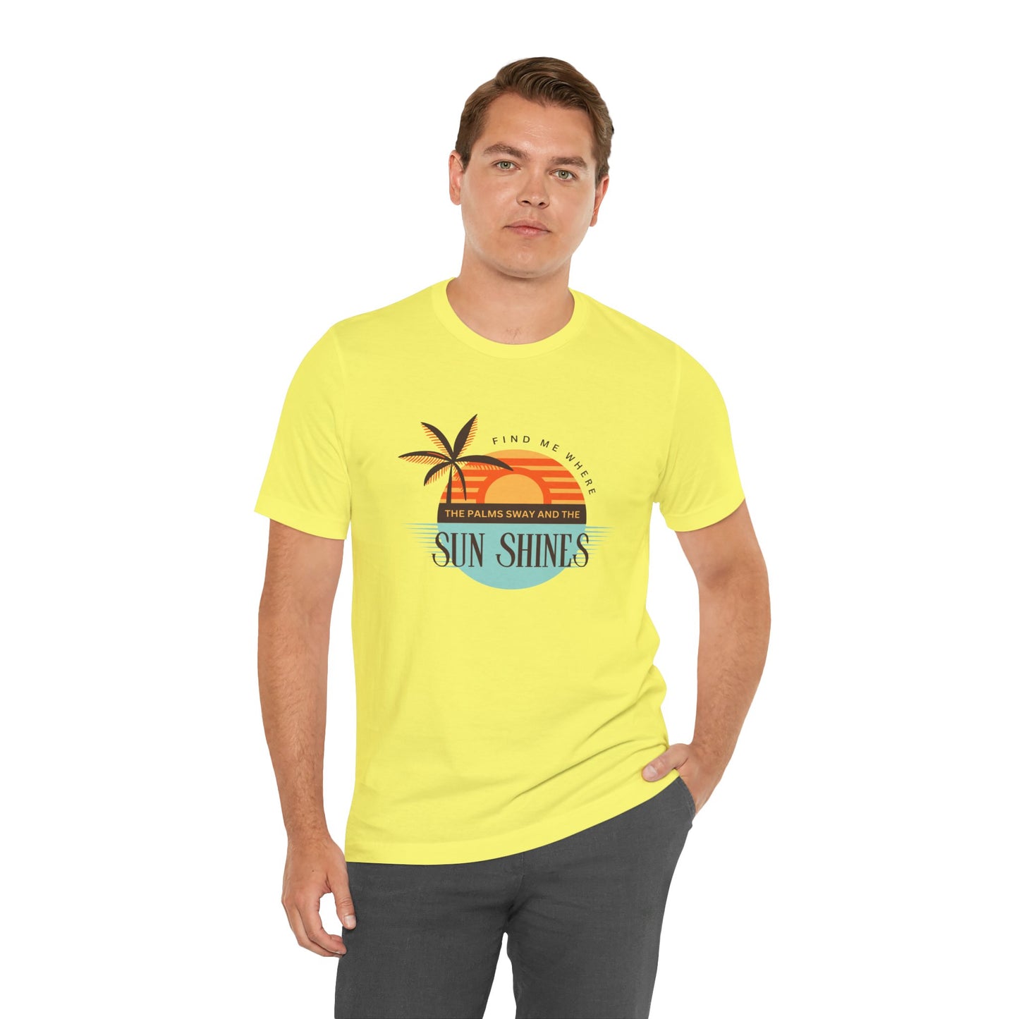 Tropical Vibes Tee - Relaxing Beach Sunset Design for Travelers and Summer Lovers, Perfect Gift for Vacations, Beach Days, and Casual Style