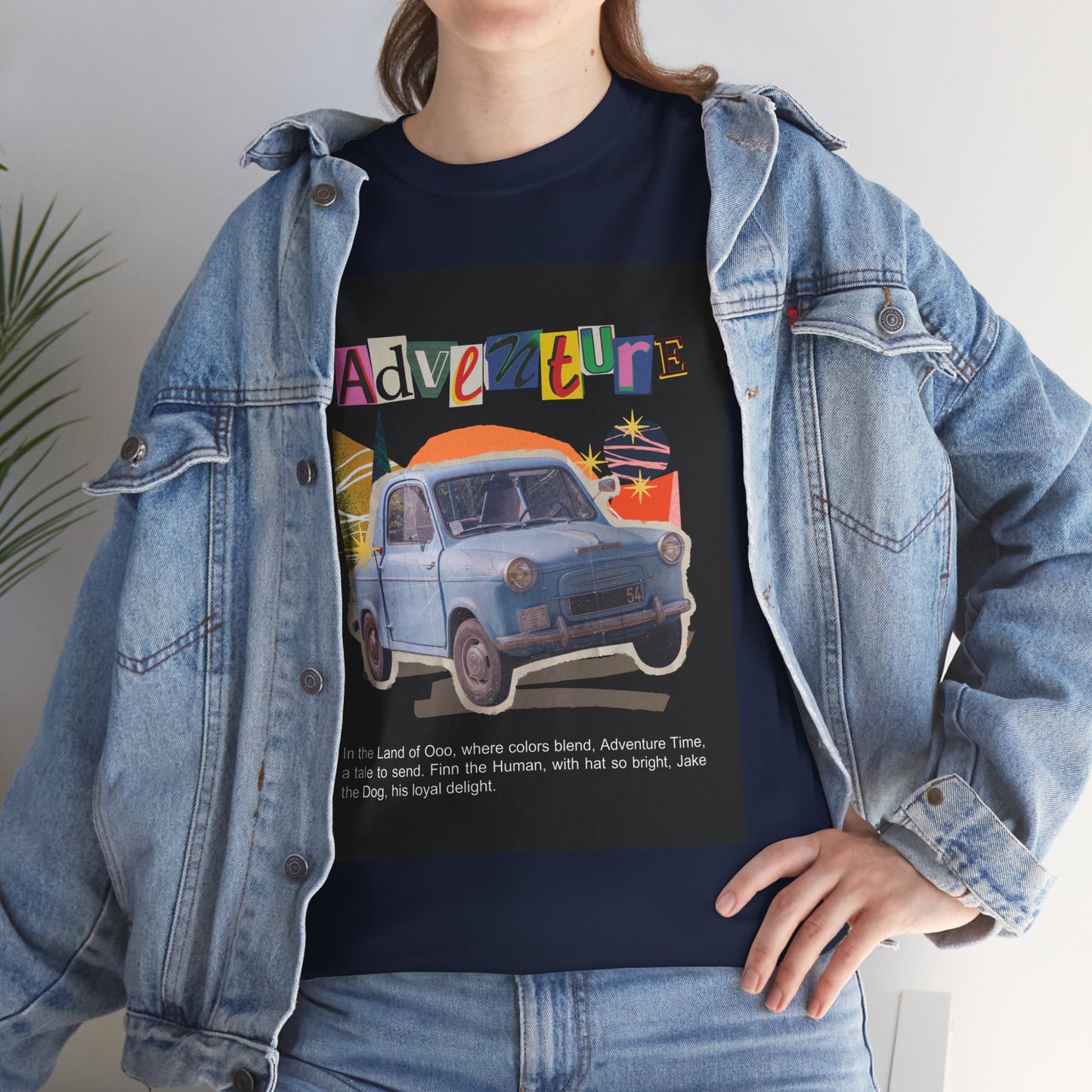 Adventure-Themed Unisex Cotton Tee, Retro Car Graphic Tee, Travel T-Shirt, Gift for Adventurers, Vintage Exploration Top