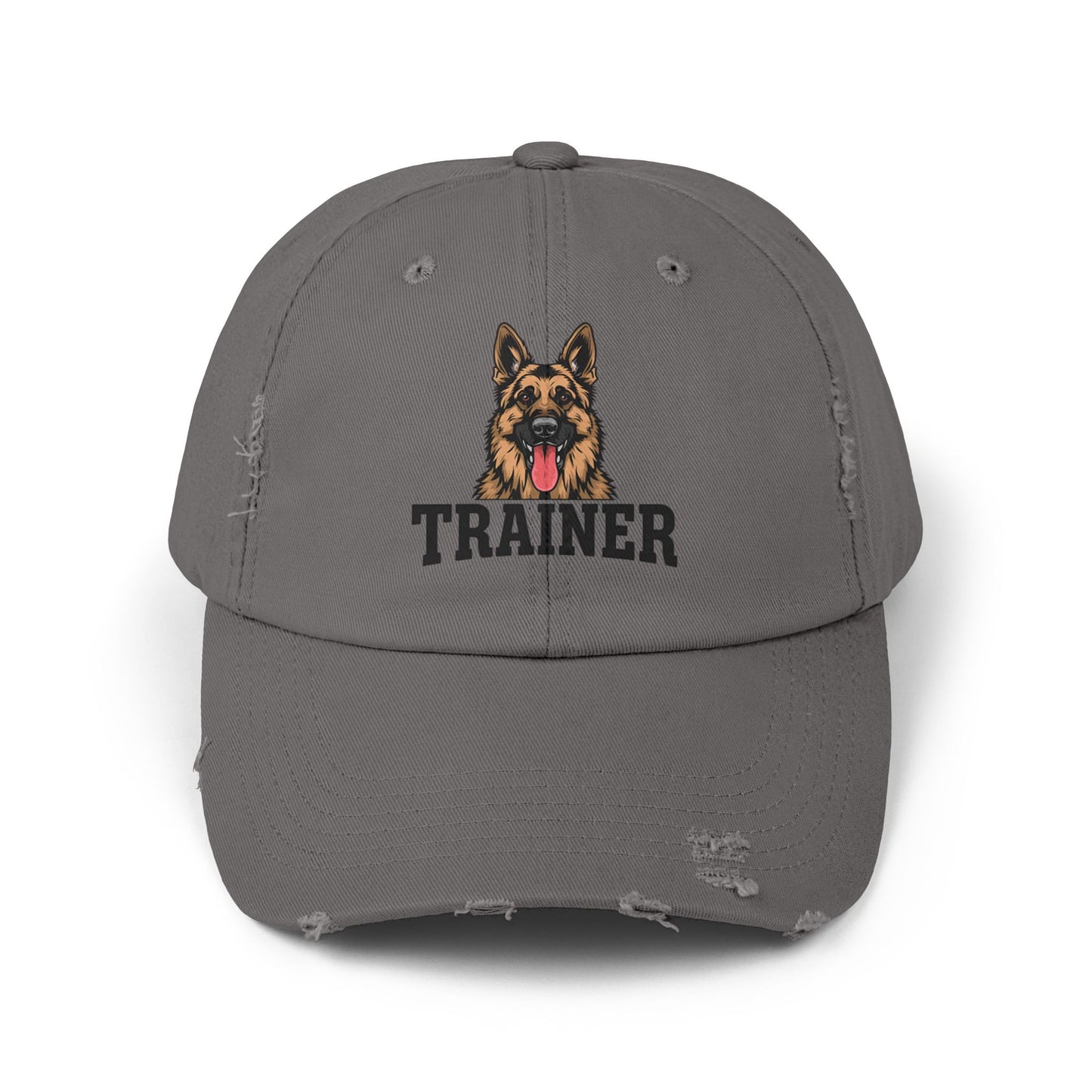 Unisex German Shepherd Trainer Cap, Distressed Hat for Dog Lovers, Perfect Gift for Trainers