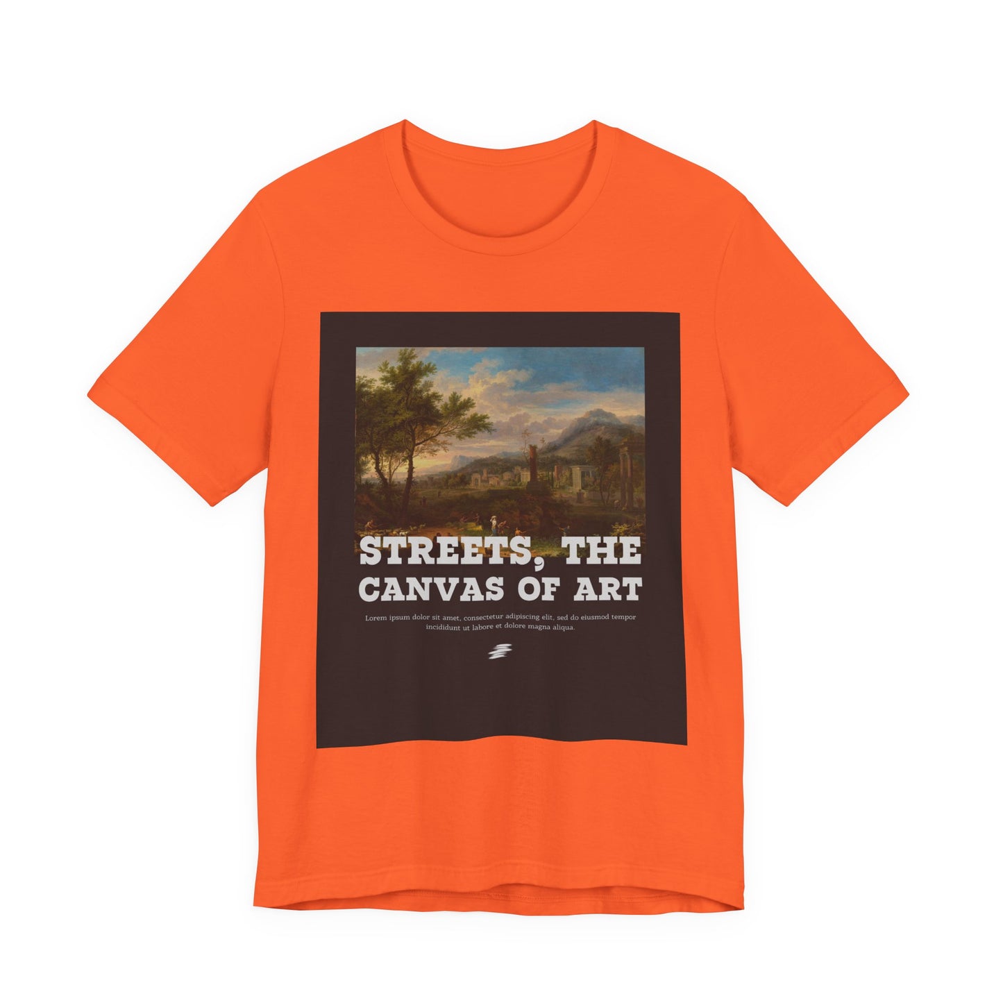 Artistic Graphic Tee - Streets, the Canvas of Art | Unisex Short Sleeve Shirt, Gift for Artists, Art Lovers, Casual Wear, Unique Gifts