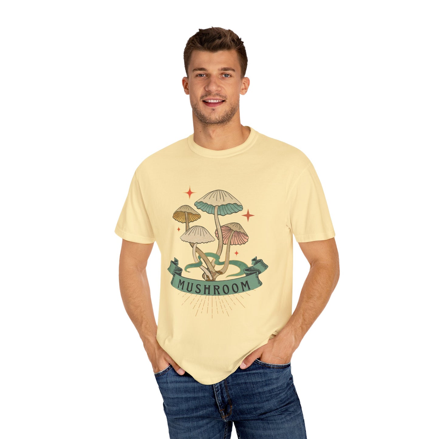 Mushroom Magic T-Shirt, Nature Lover Gift, Unisex Tee, Eco-Friendly Clothing, Summer Style, Festival Outfit