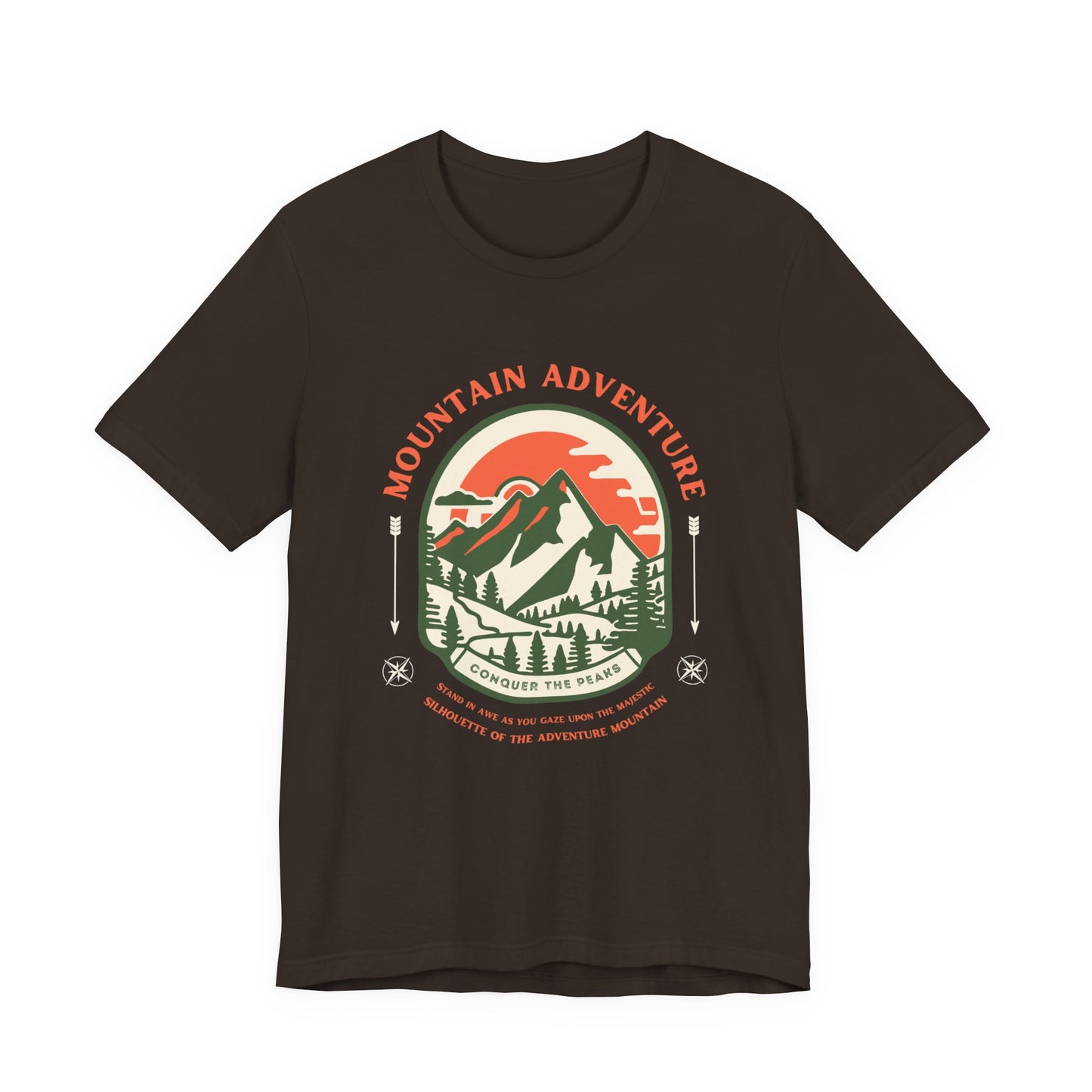 Mountain Adventure Unisex Tee, Outdoor Shirt, Camping Apparel, Hiking Gift, Nature Lover T-Shirt, Adventurer's Top