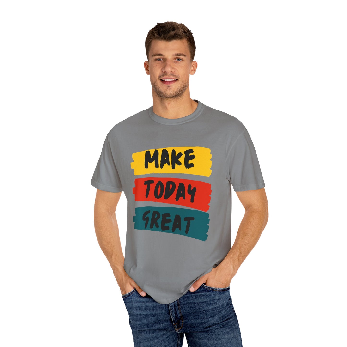 Motivational Unisex T-Shirt - Make Today Great, Casual Wear, Gifts for Her, Gifts for Him, Inspirational Tee, Everyday Comfort