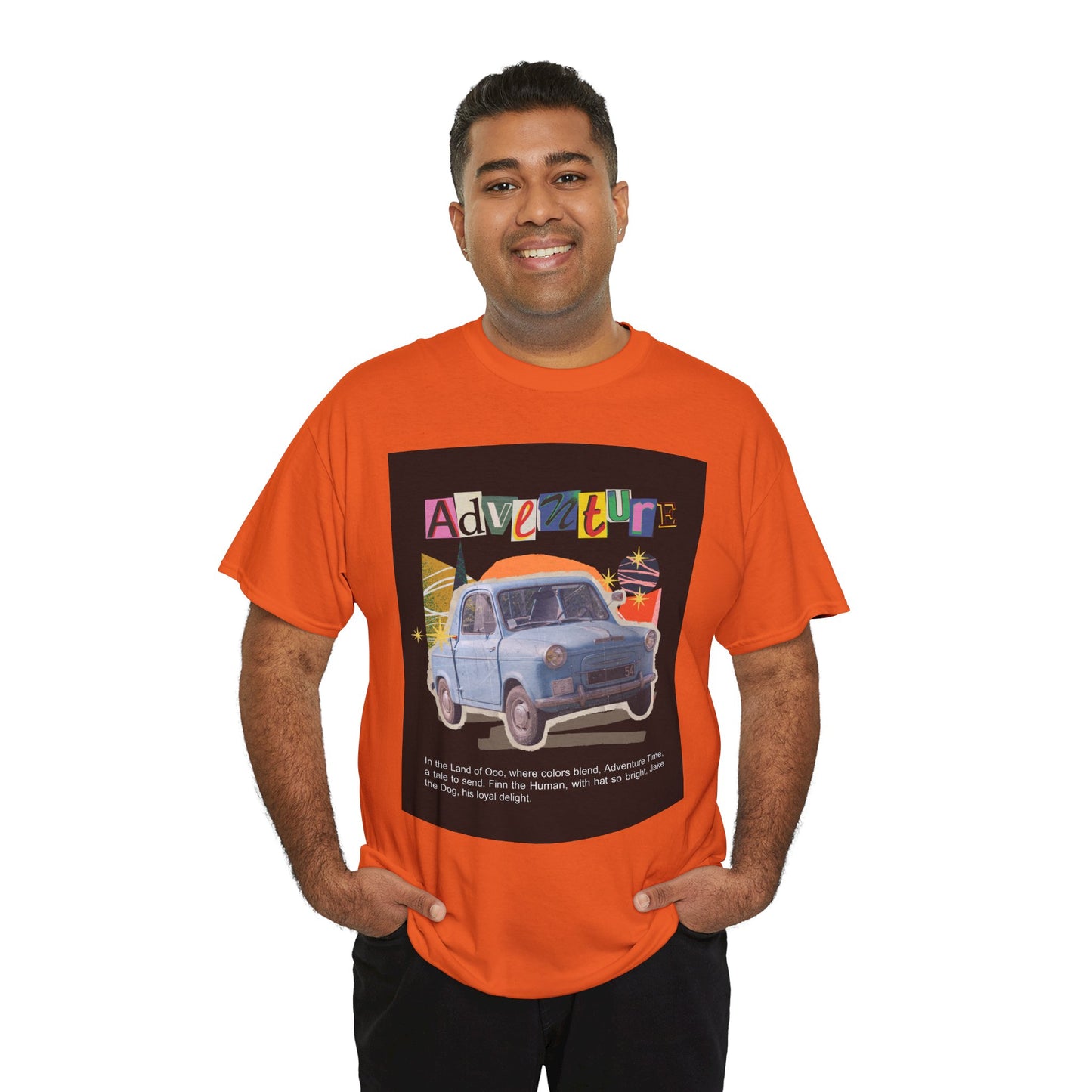 Adventure-Themed Unisex Cotton Tee, Retro Car Graphic Tee, Travel T-Shirt, Gift for Adventurers, Vintage Exploration Top