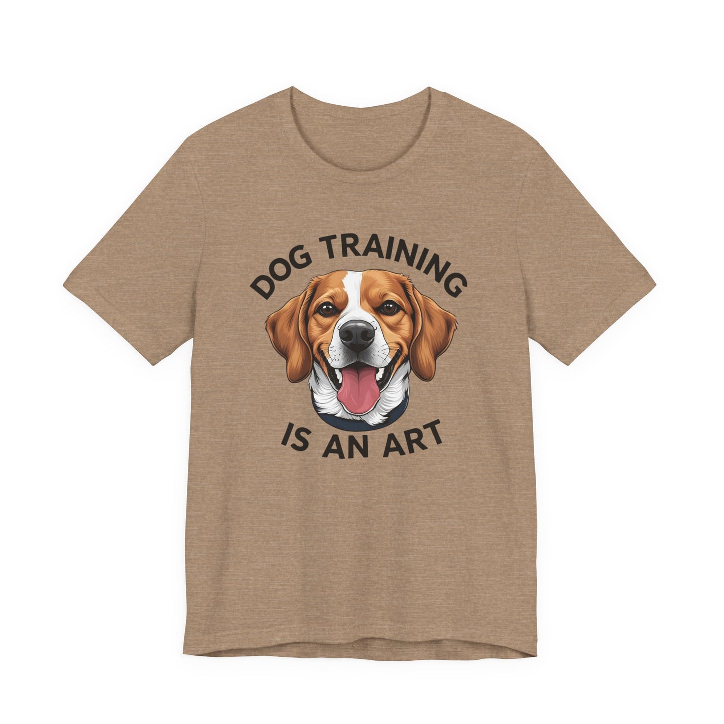 Dog Training is An Art Tee - Unisex Jersey Short Sleeve, Gift for Dog Lovers, Training T-Shirt, Dog Owner Apparel, Cute Canine Shirt