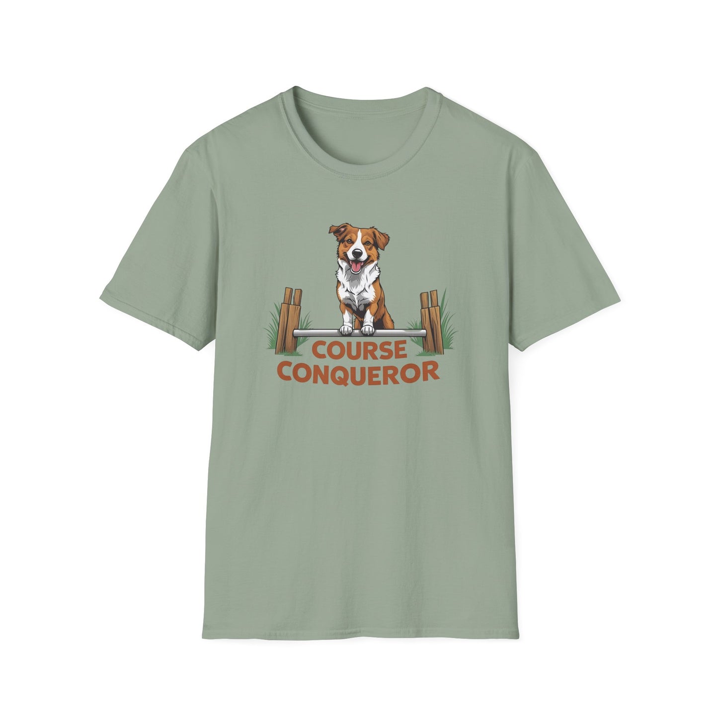 Course Conqueror Dog Training Shirt | Dog Owner Gift, Casual Wear, Funny Pet Apparel, Canine Enthusiast Top