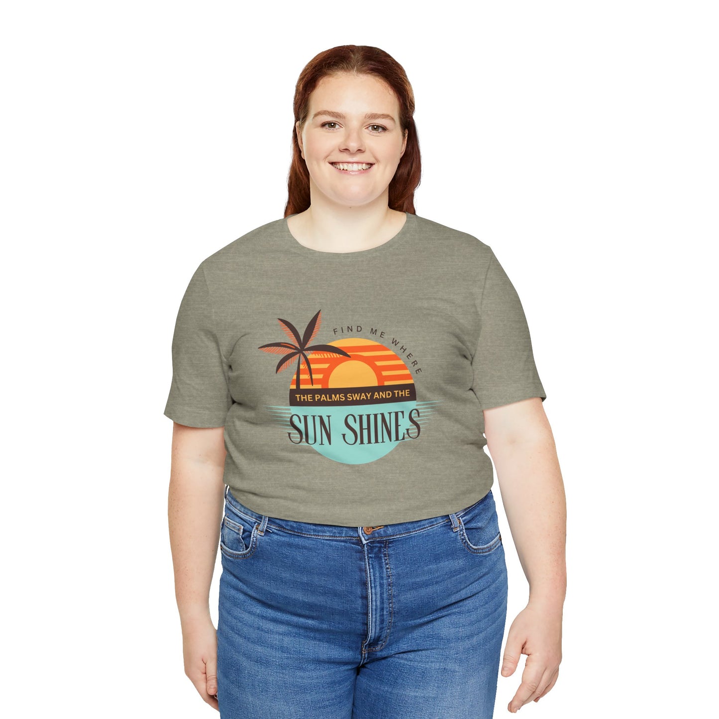 Tropical Vibes Tee - Relaxing Beach Sunset Design for Travelers and Summer Lovers, Perfect Gift for Vacations, Beach Days, and Casual Style