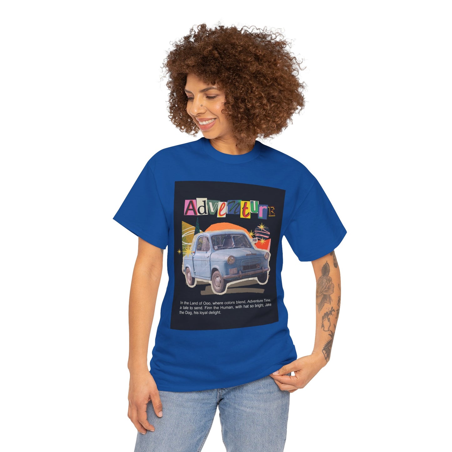 Adventure-Themed Unisex Cotton Tee, Retro Car Graphic Tee, Travel T-Shirt, Gift for Adventurers, Vintage Exploration Top