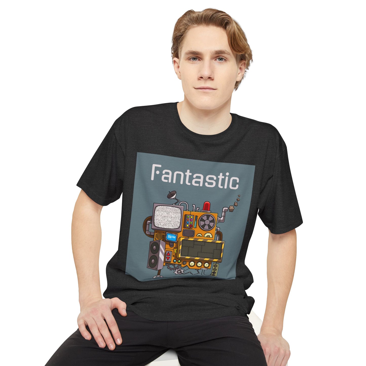 Fantastic Vibe Unisex Long Body Urban Tee, Streetwear, Graphic Tee, Gift for Music Lovers, Casual Wear, Unique Fashion Statement