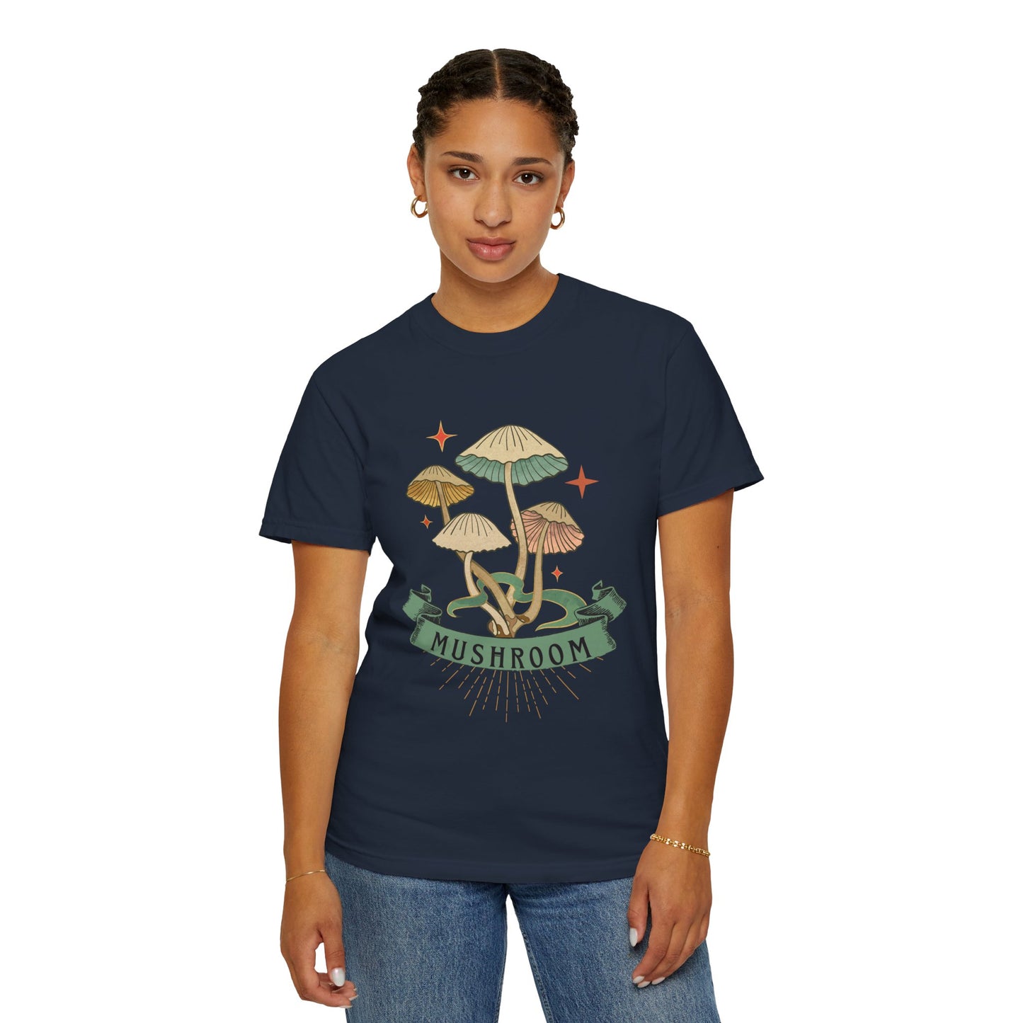 Mushroom Magic T-Shirt, Nature Lover Gift, Unisex Tee, Eco-Friendly Clothing, Summer Style, Festival Outfit
