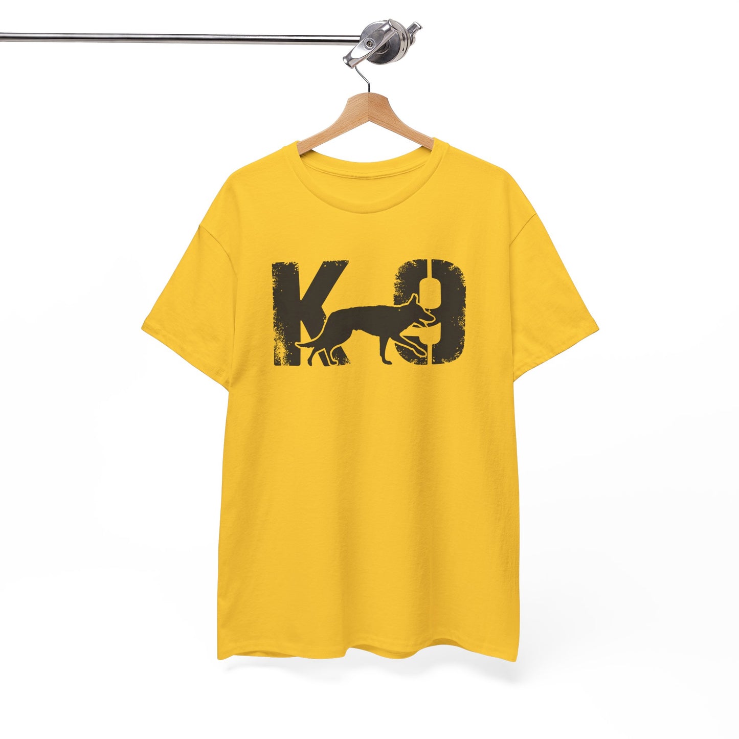 K-9 Dog Lover's Unisex Heavy Cotton Tee | T-Shirt for K-9 Handler | Dog Between K and 9 Design