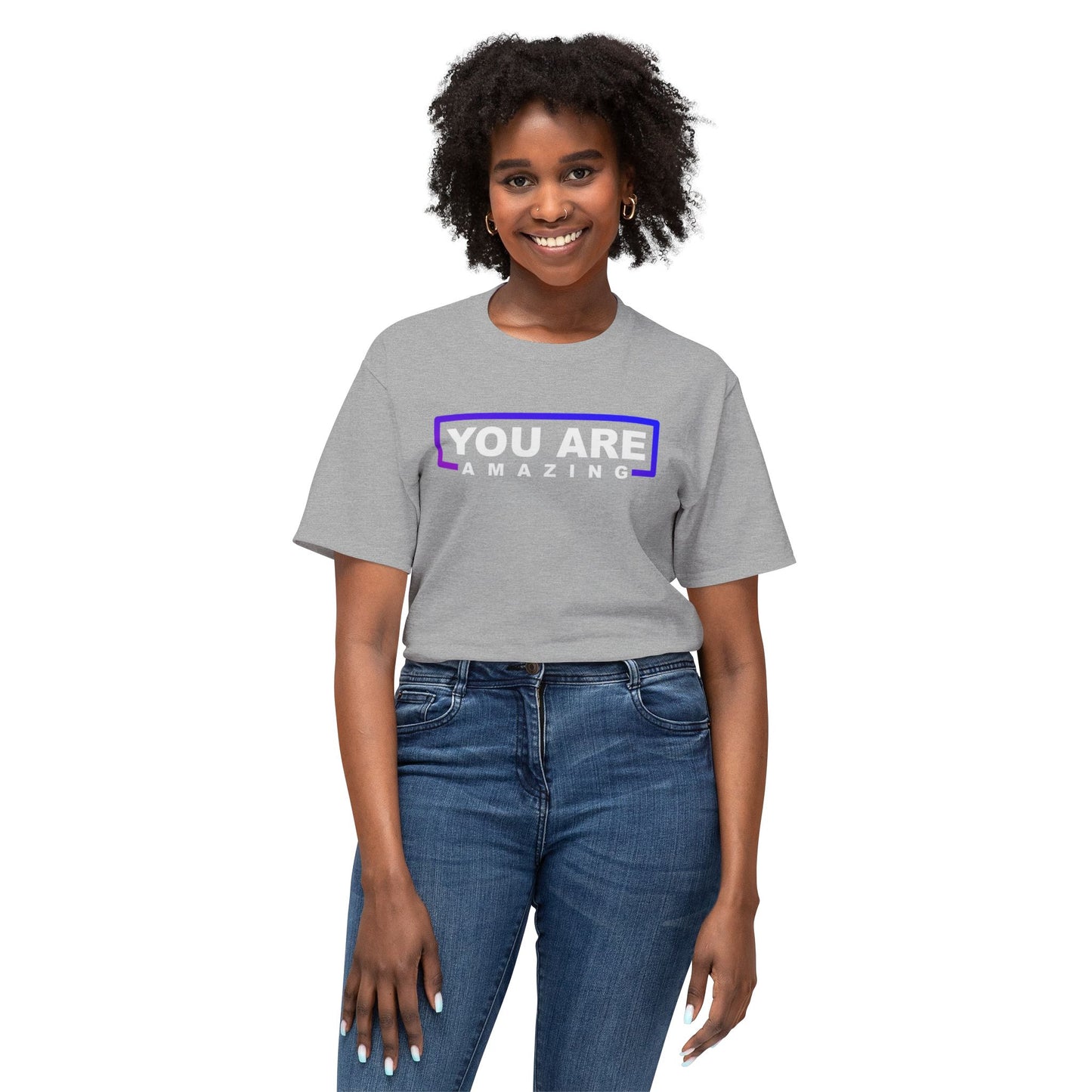 You Are Amazing Inspirational Quote T-Shirt, Motivational Gift, Casual Wear, Affirmation Apparel, Birthday Gift, Positive Vibes Clothing