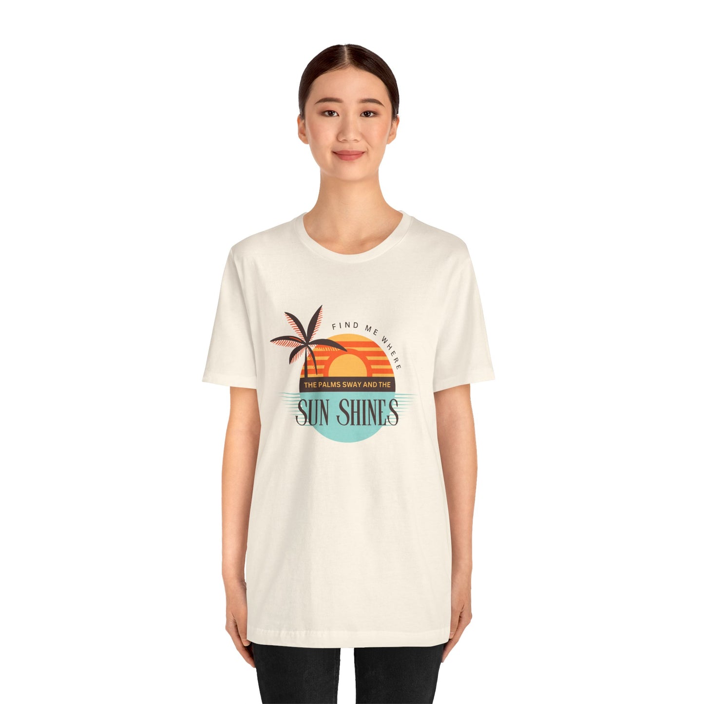 Tropical Vibes Tee - Relaxing Beach Sunset Design for Travelers and Summer Lovers, Perfect Gift for Vacations, Beach Days, and Casual Style
