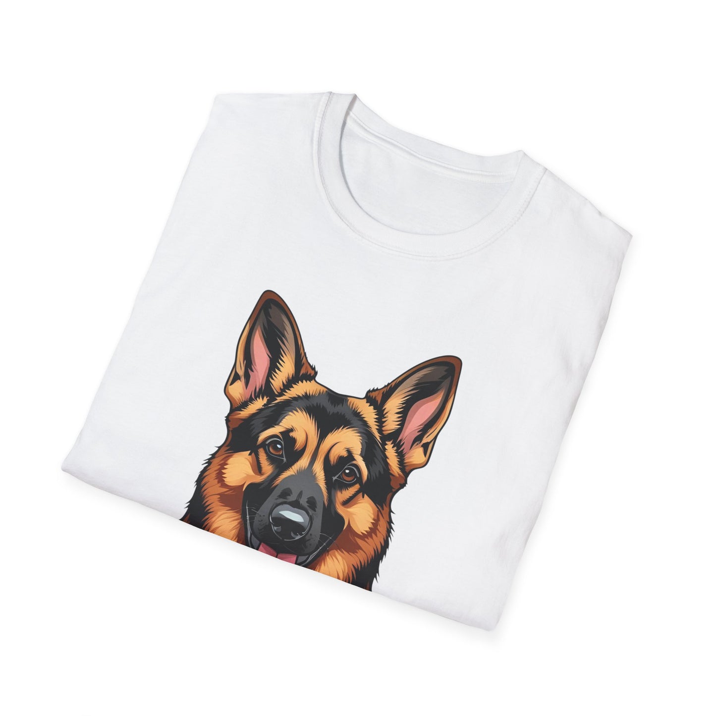 German Shepherd Unisex T-Shirt, Dog Lover Gift, Pet Parent Apparel, Cute Animal Shirt, Birthday Gift Idea, Casual Wear