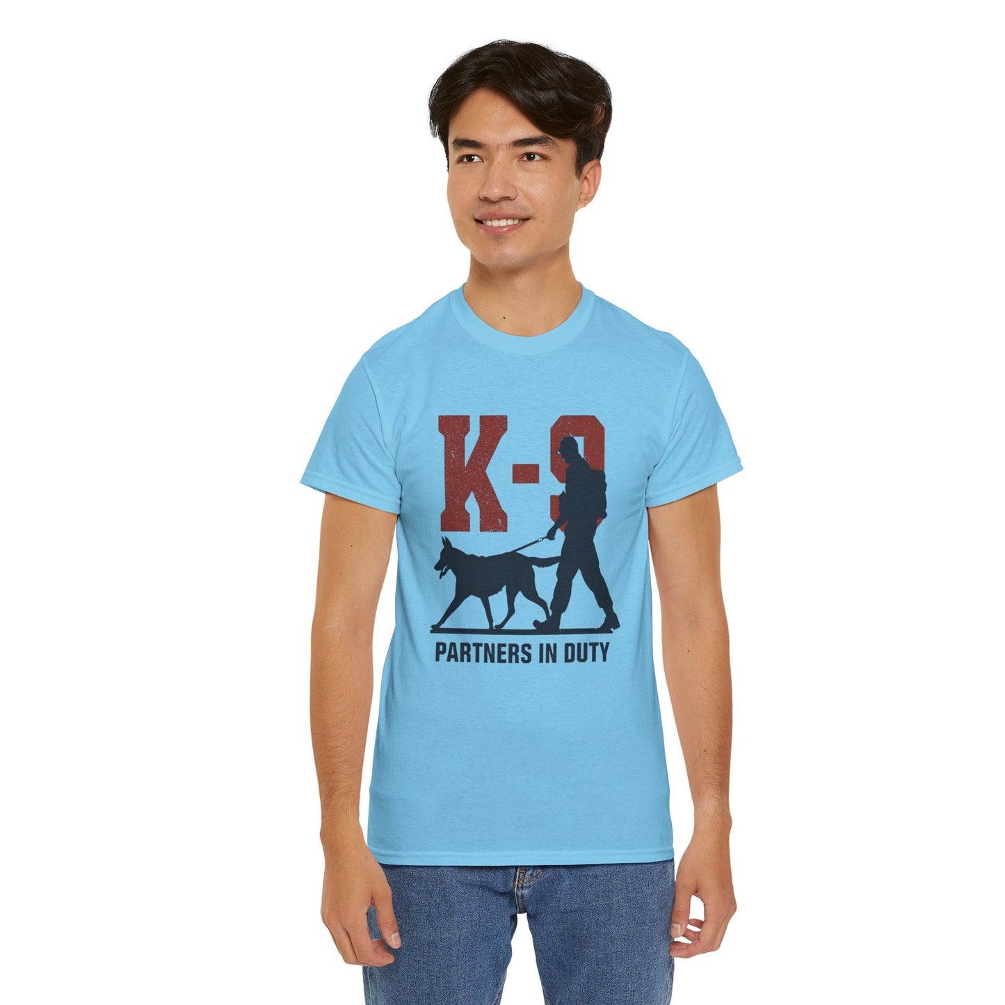 K-9 Partners in Duty Tee, Dog Handler T-Shirt, Dog Lover Tee, Police Dog Apparel, Dog Owner T-Shirt