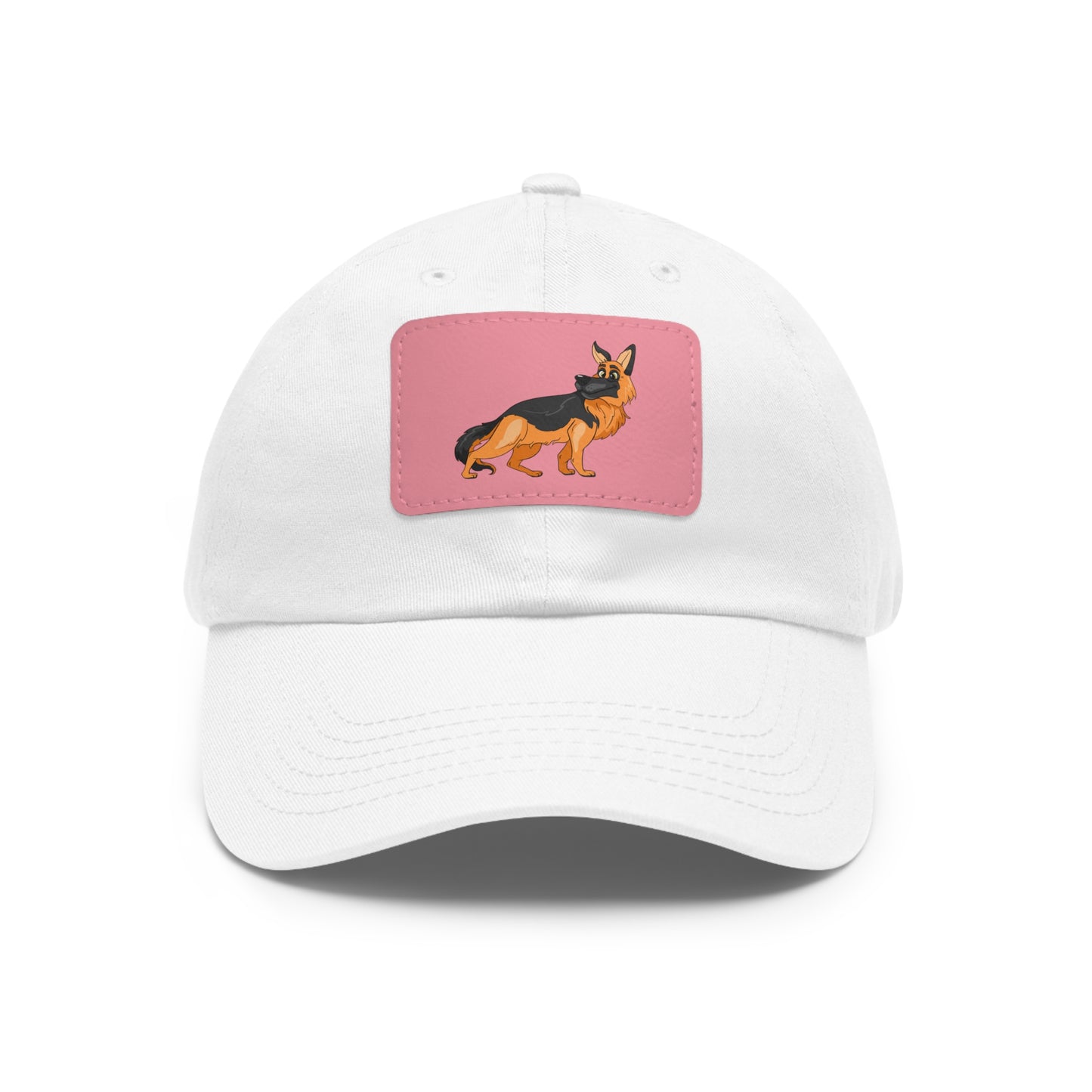 German Shepherd Dad Hat with Leather Patch - Perfect Gift for Dog Lovers