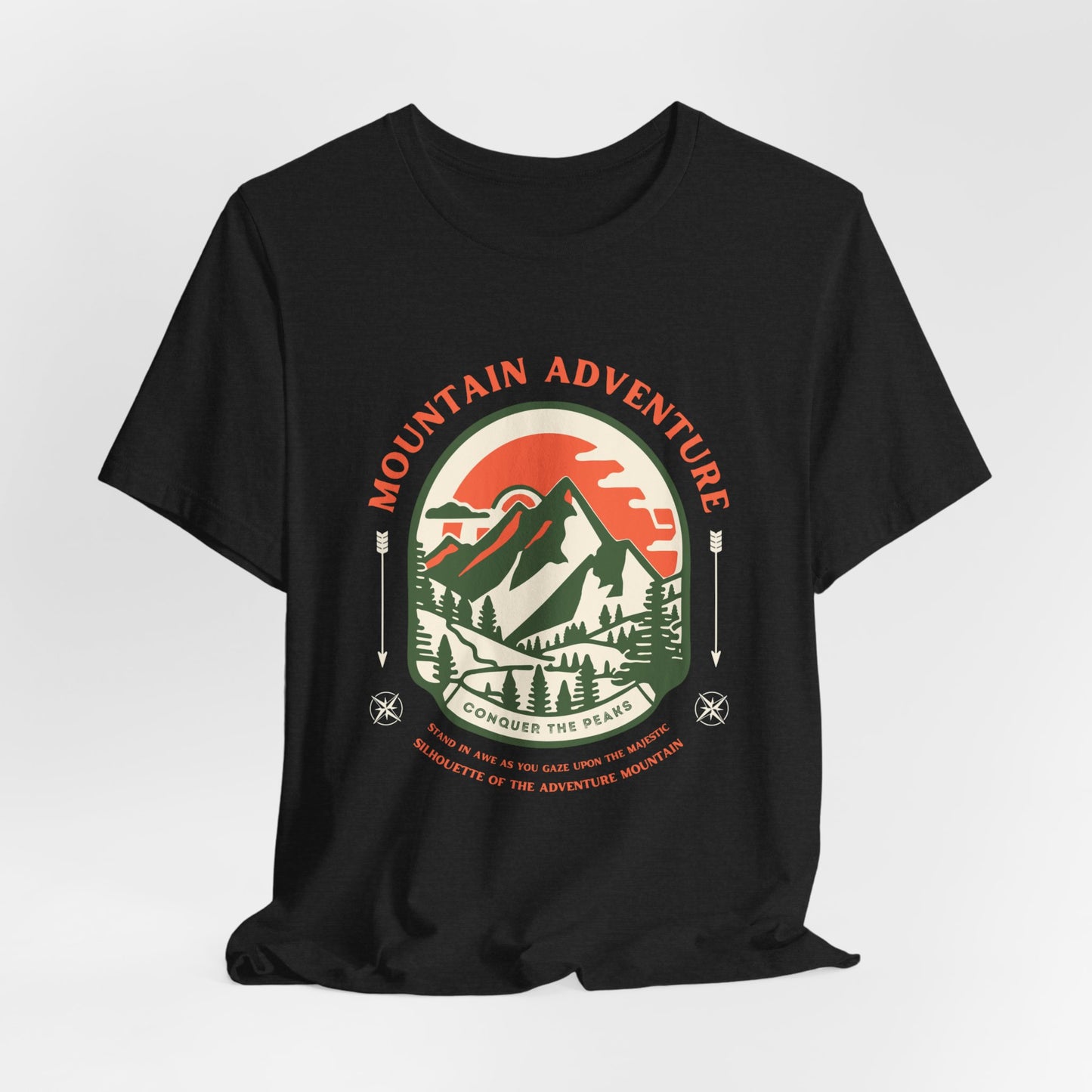 Mountain Adventure Unisex Tee, Outdoor Shirt, Camping Apparel, Hiking Gift, Nature Lover T-Shirt, Adventurer's Top