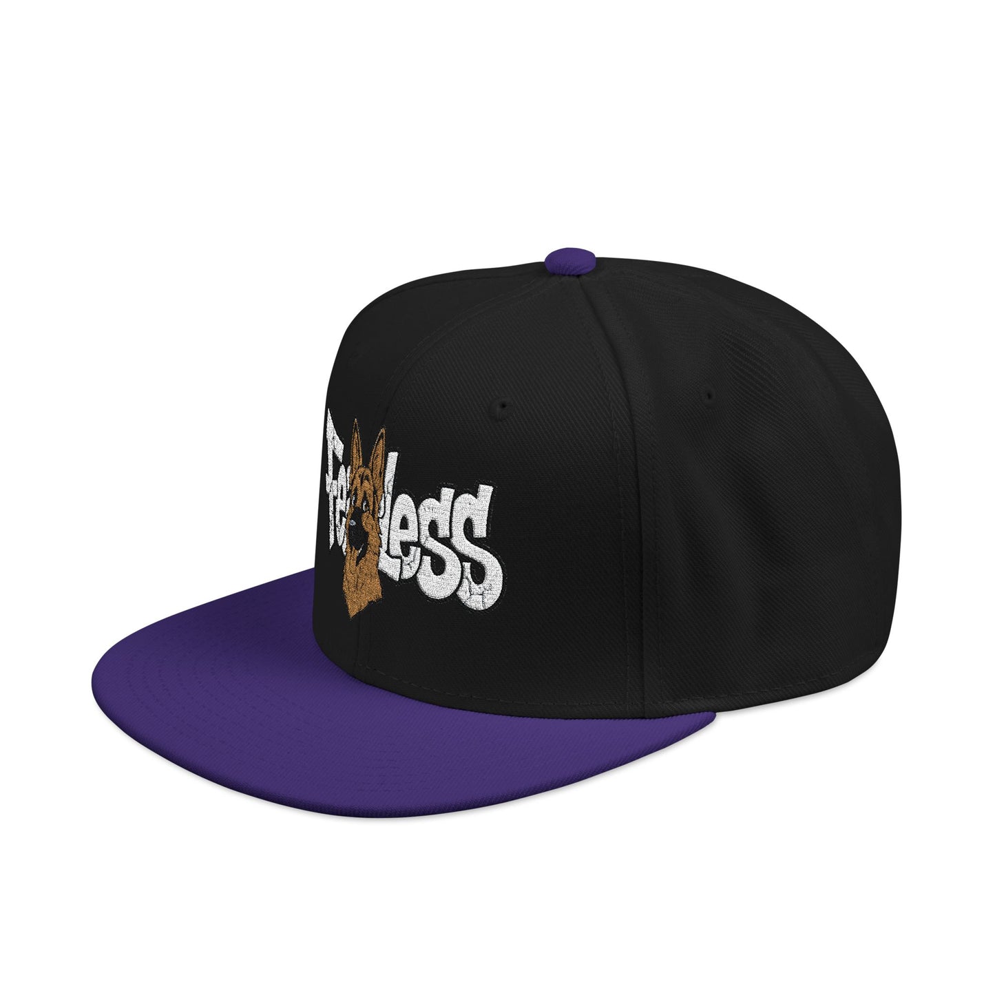 German Shepherd Embroidered Snapback Hat - Fearless