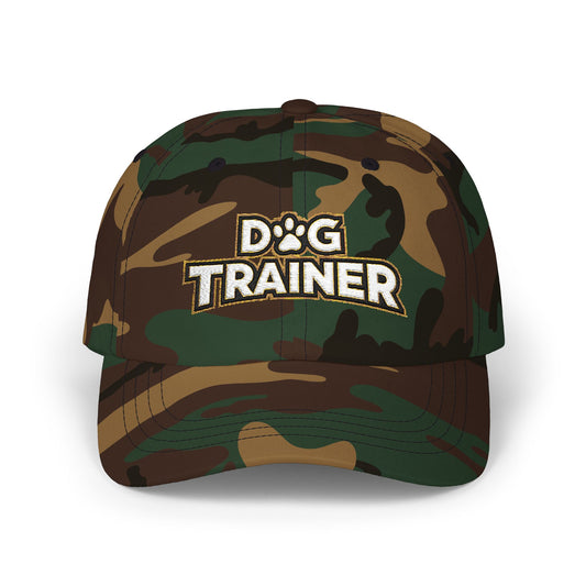 Embroidered Dog Trainer Classic Dad Cap, Adjustable Baseball Cap, Dog Owner Accessory