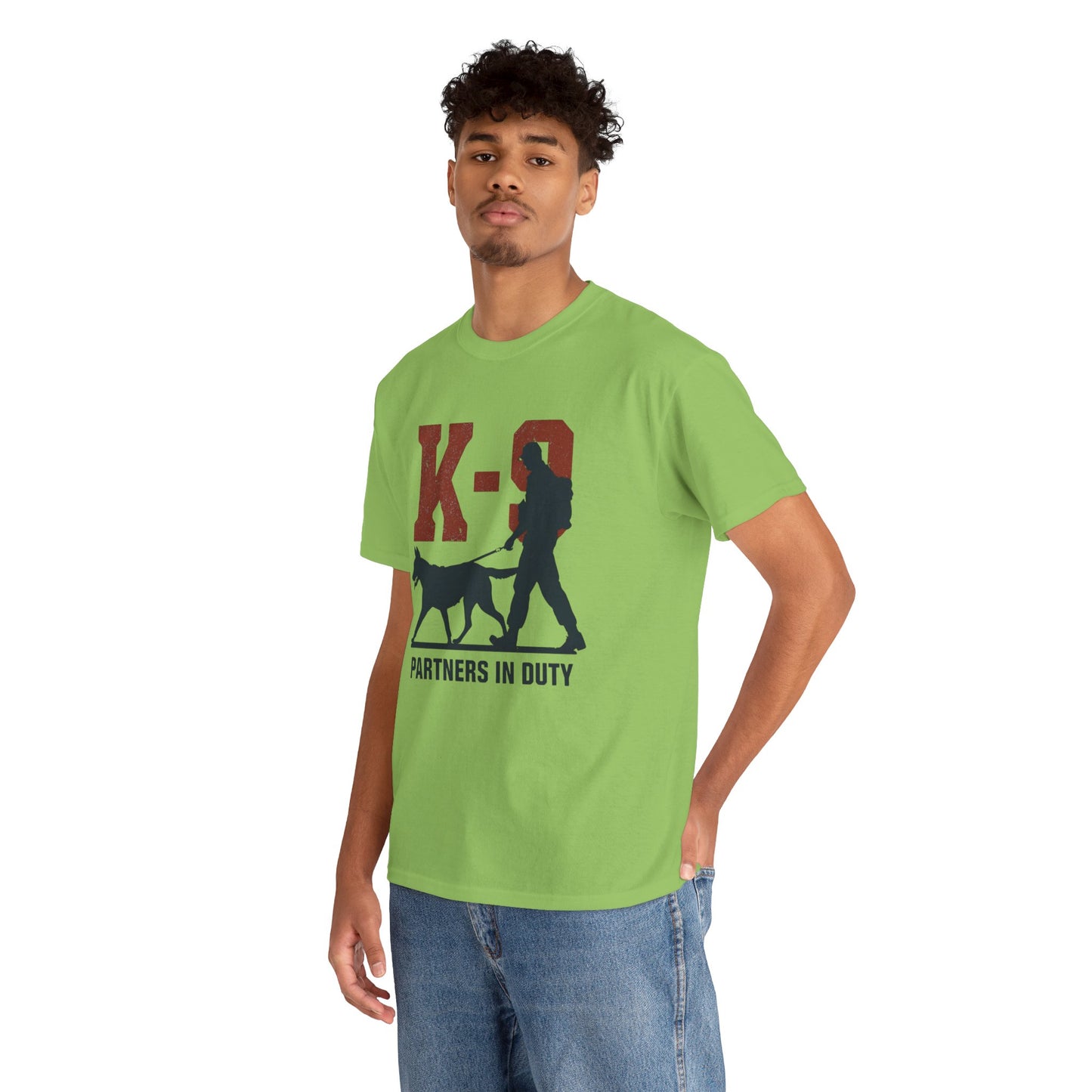 K-9 Partners in Duty Tee, Dog Handler T-Shirt, Dog Lover Tee, Police Dog Apparel, Dog Owner T-Shirt