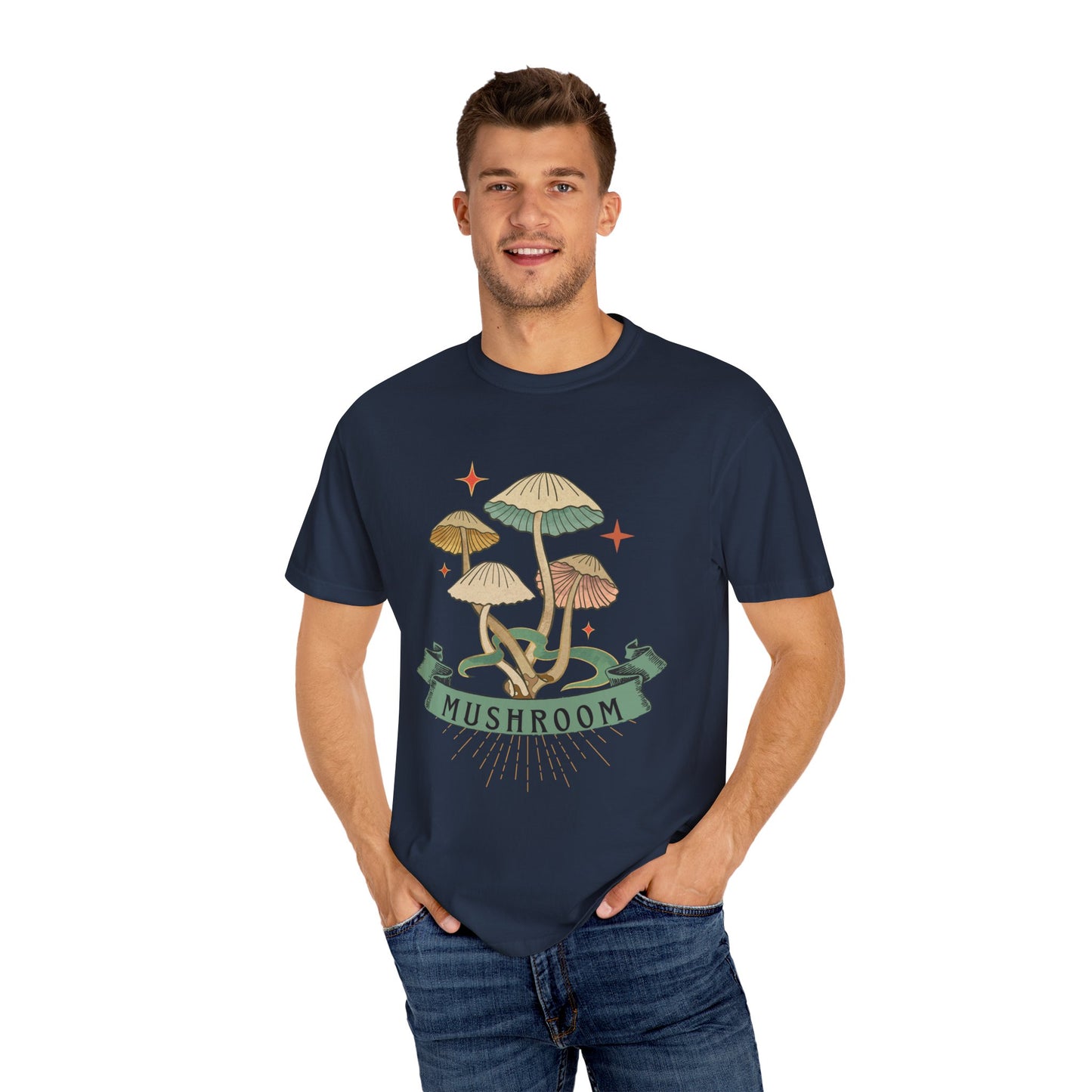 Mushroom Magic T-Shirt, Nature Lover Gift, Unisex Tee, Eco-Friendly Clothing, Summer Style, Festival Outfit