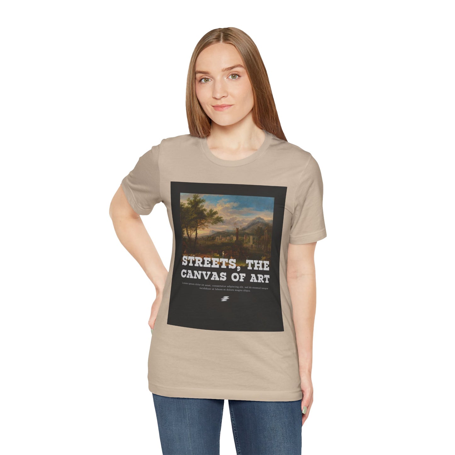 Artistic Graphic Tee - Streets, the Canvas of Art | Unisex Short Sleeve Shirt, Gift for Artists, Art Lovers, Casual Wear, Unique Gifts