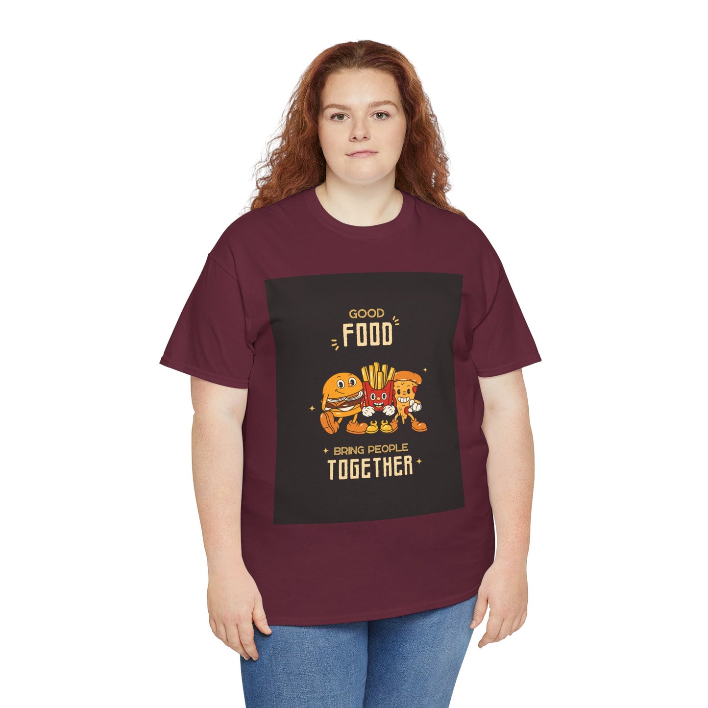Good Food Unisex Tee | Fun Foodie Shirt, Gift for Food Lovers, Casual Wear, Kitchen Humor, BBQ Party