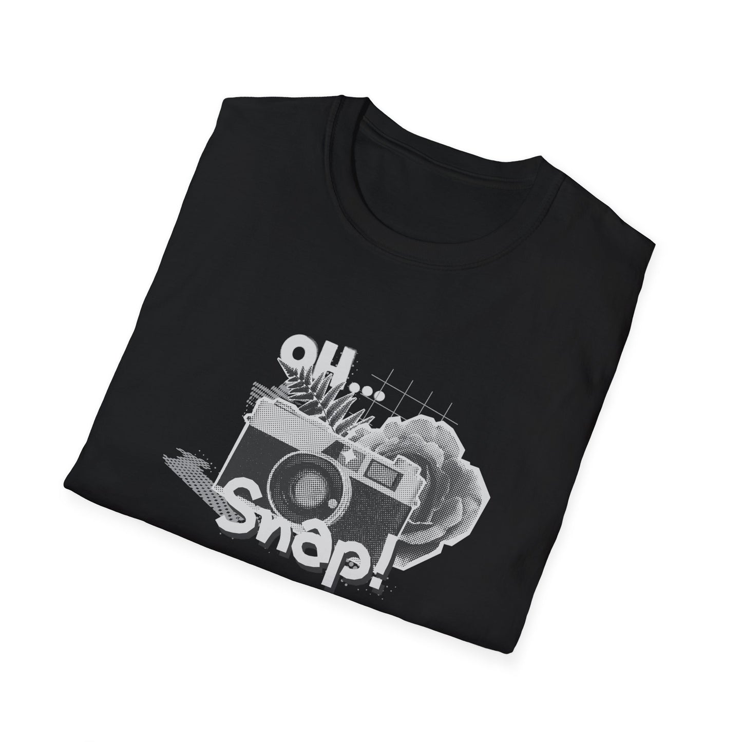 Oh Snap! Graphic T-Shirt, Photography Gift, Unisex Casual Tee, Perfect for Photographers, Photography Lover Apparel