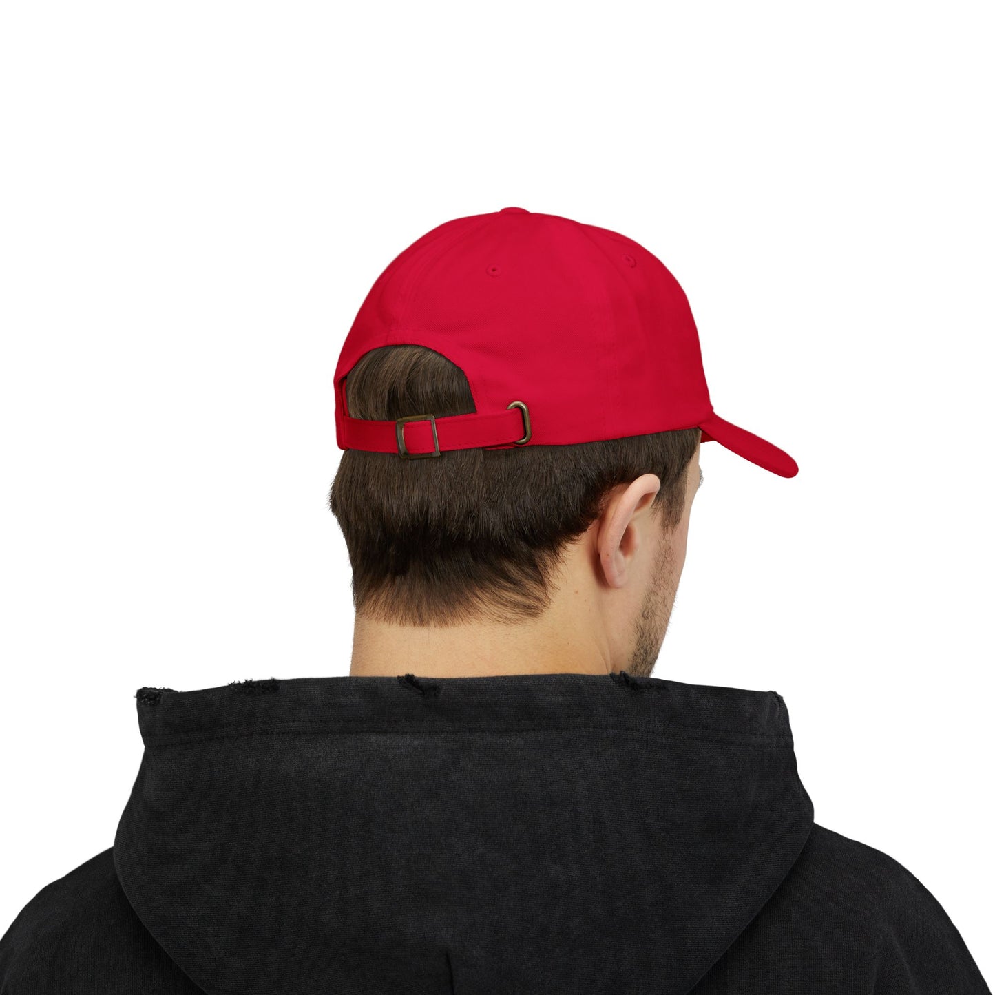 Classic Dad Cap Featuring a Giant Old Fashioned Working Line German Shepherd Embroidered Design