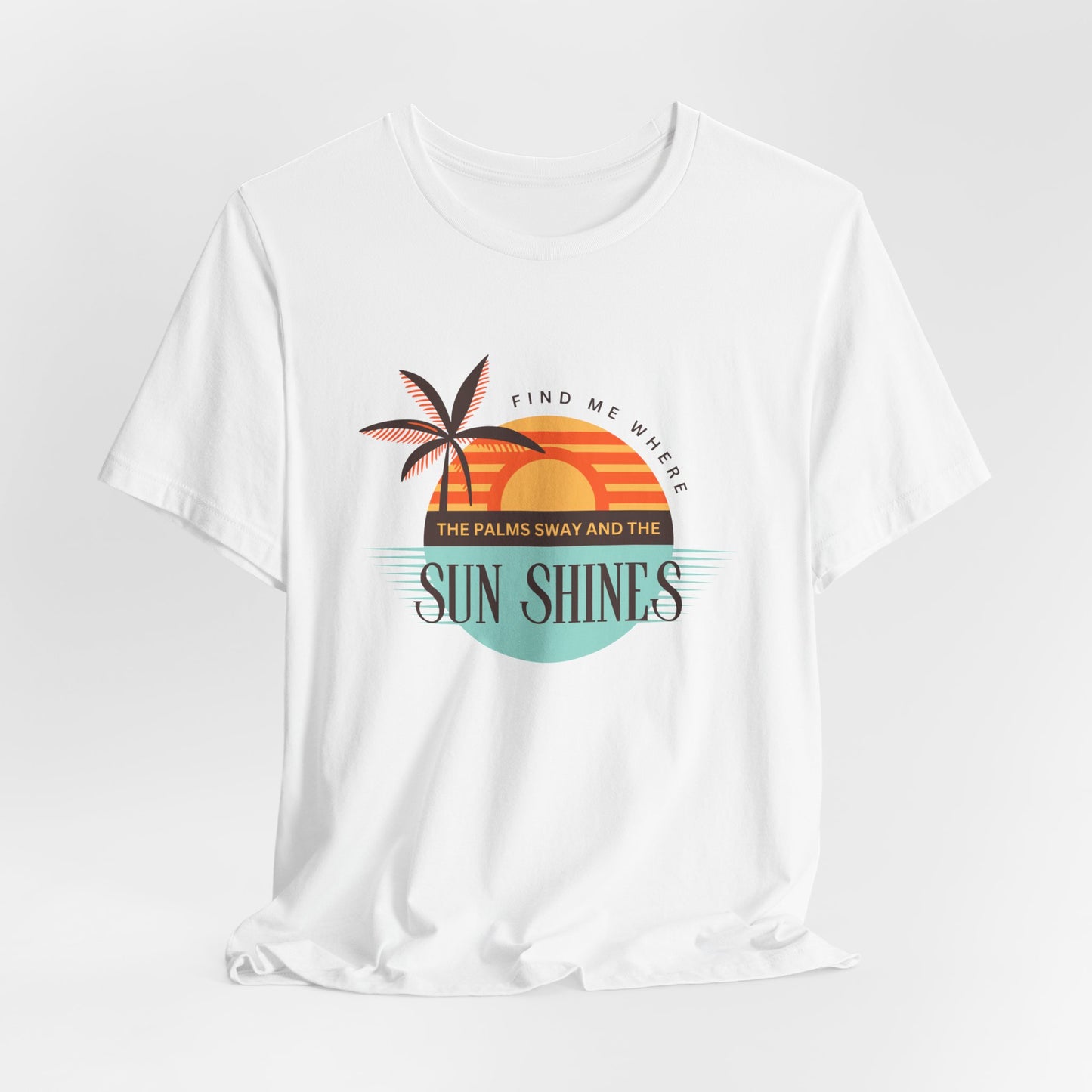 Tropical Vibes Tee - Relaxing Beach Sunset Design for Travelers and Summer Lovers, Perfect Gift for Vacations, Beach Days, and Casual Style