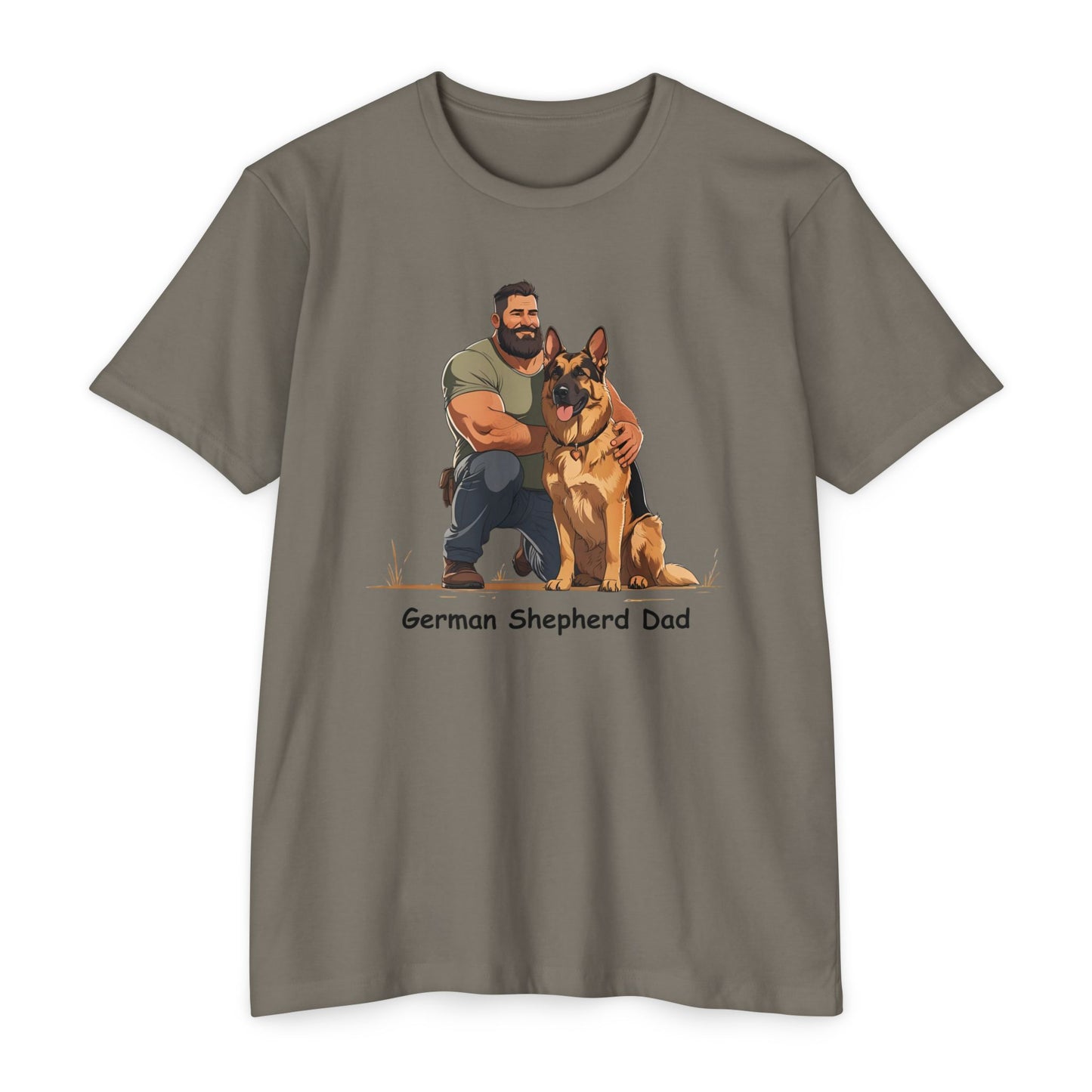German Shepherd Dad Unisex T-Shirt, Dog Lover Shirt, Pet Owner Gift, Father's Day Tee, Animal Rescue Support