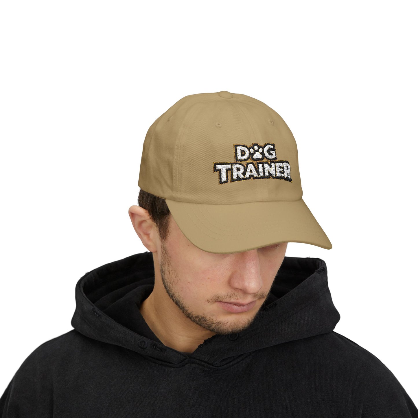 Embroidered Dog Trainer Classic Dad Cap, Adjustable Baseball Cap, Dog Owner Accessory