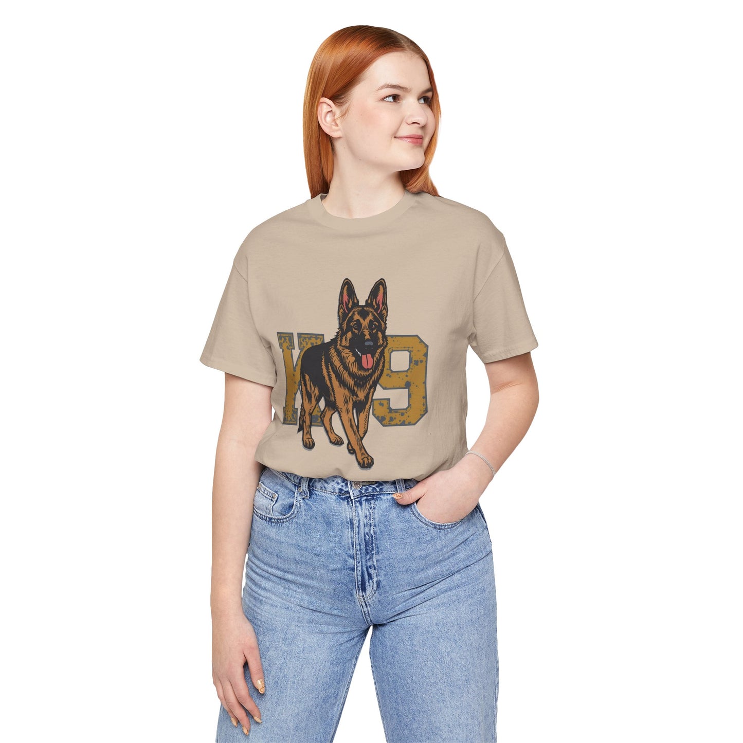 K9 Dog Lover German Shepherd Tee, Pet Owner Gift, Unisex Jersey Shirt