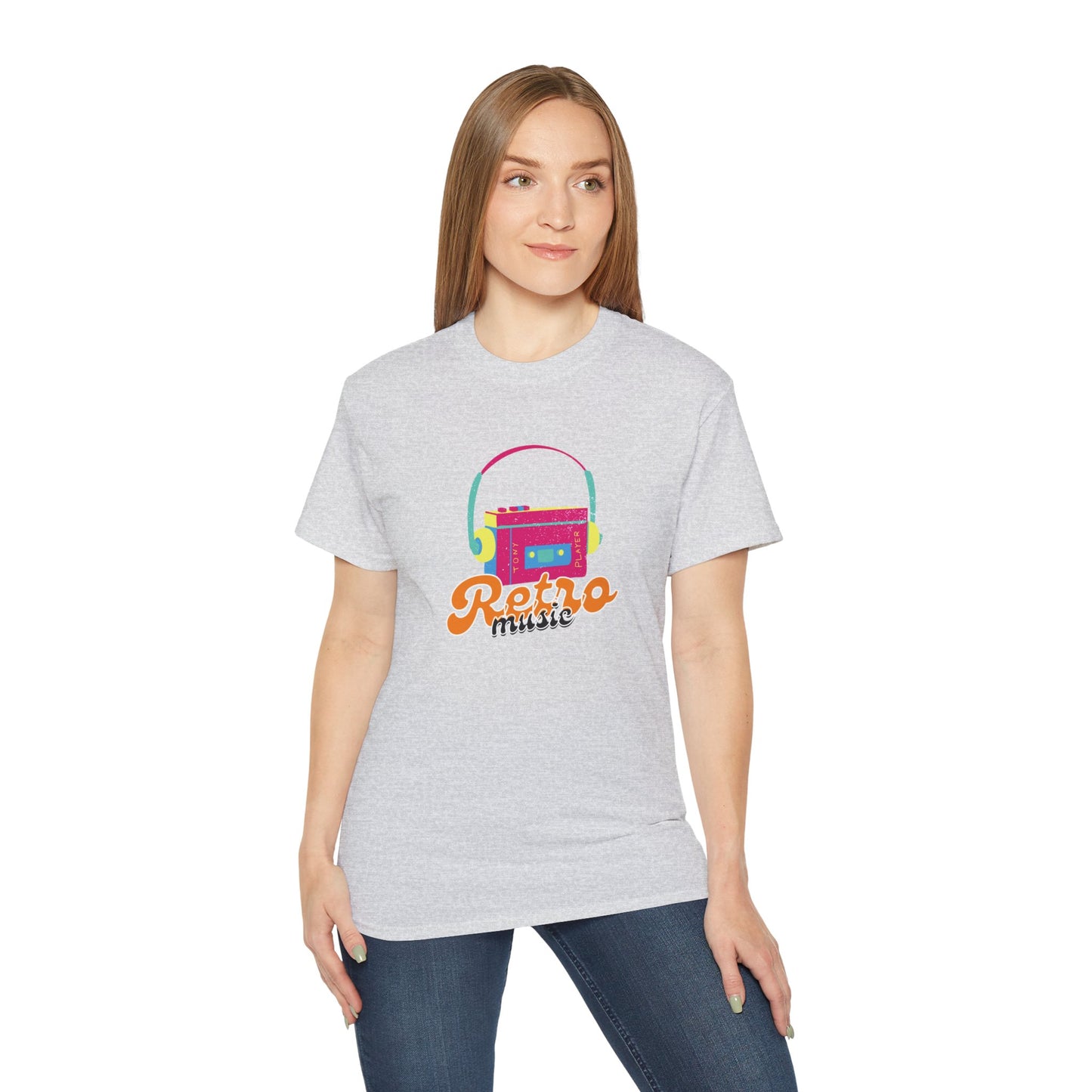 Retro Music Unisex Tee, Vintage Style Shirt, 80s Music Lover Gift, Casual Wear, Festival Outfit, Music Party T-Shirt