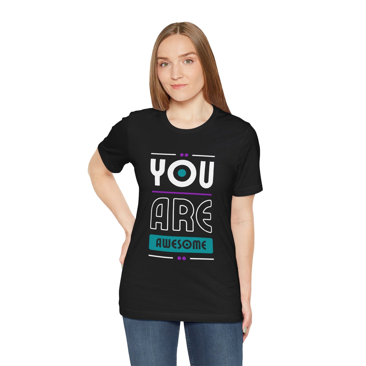 You Are Awesome Tee, Unisex Inspirational T-Shirt, Motivational Gift, Casual Wear, Birthday Gift, Summer Outfit