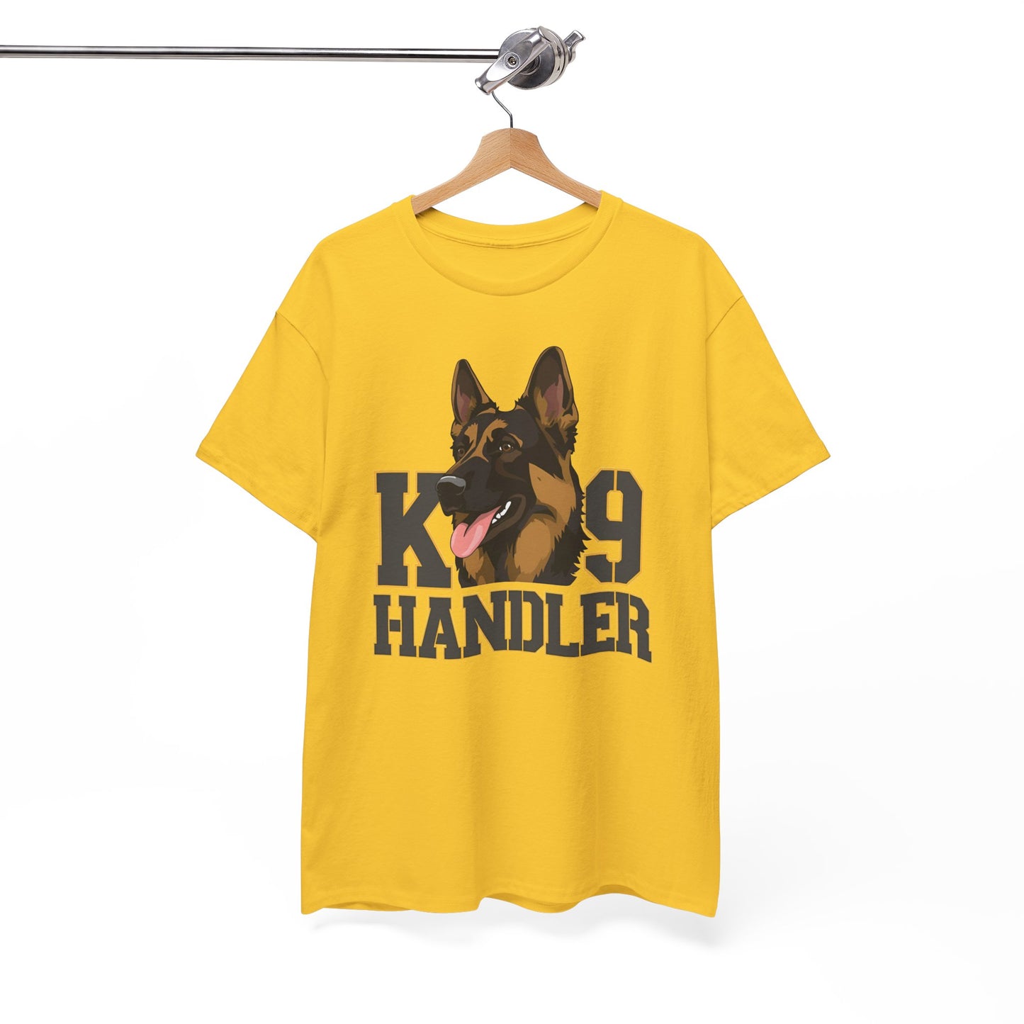 German Shepherd K9 Handler Tee, Perfect for Dog Lovers, Gift for Pet Owners, Unisex Cotton T-Shirt