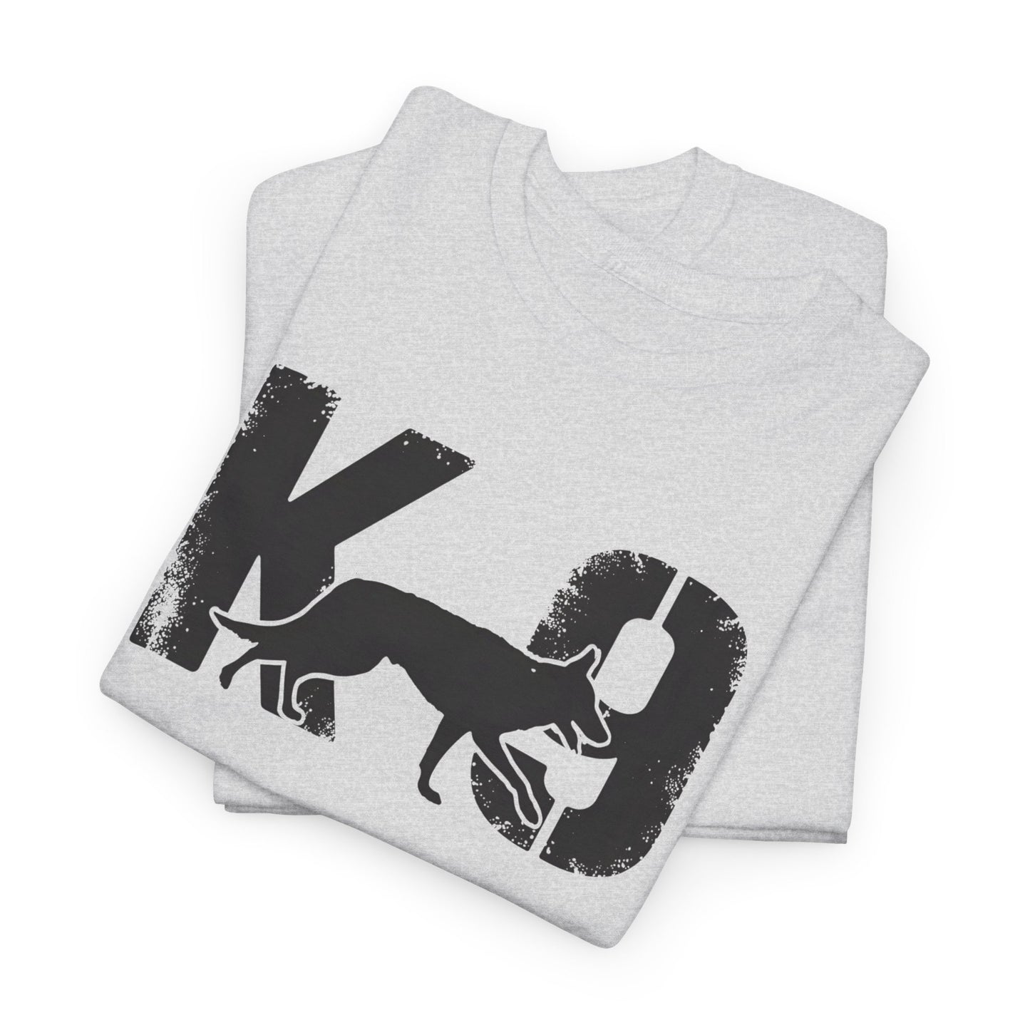 K-9 Dog Lover's Unisex Heavy Cotton Tee | T-Shirt for K-9 Handler | Dog Between K and 9 Design