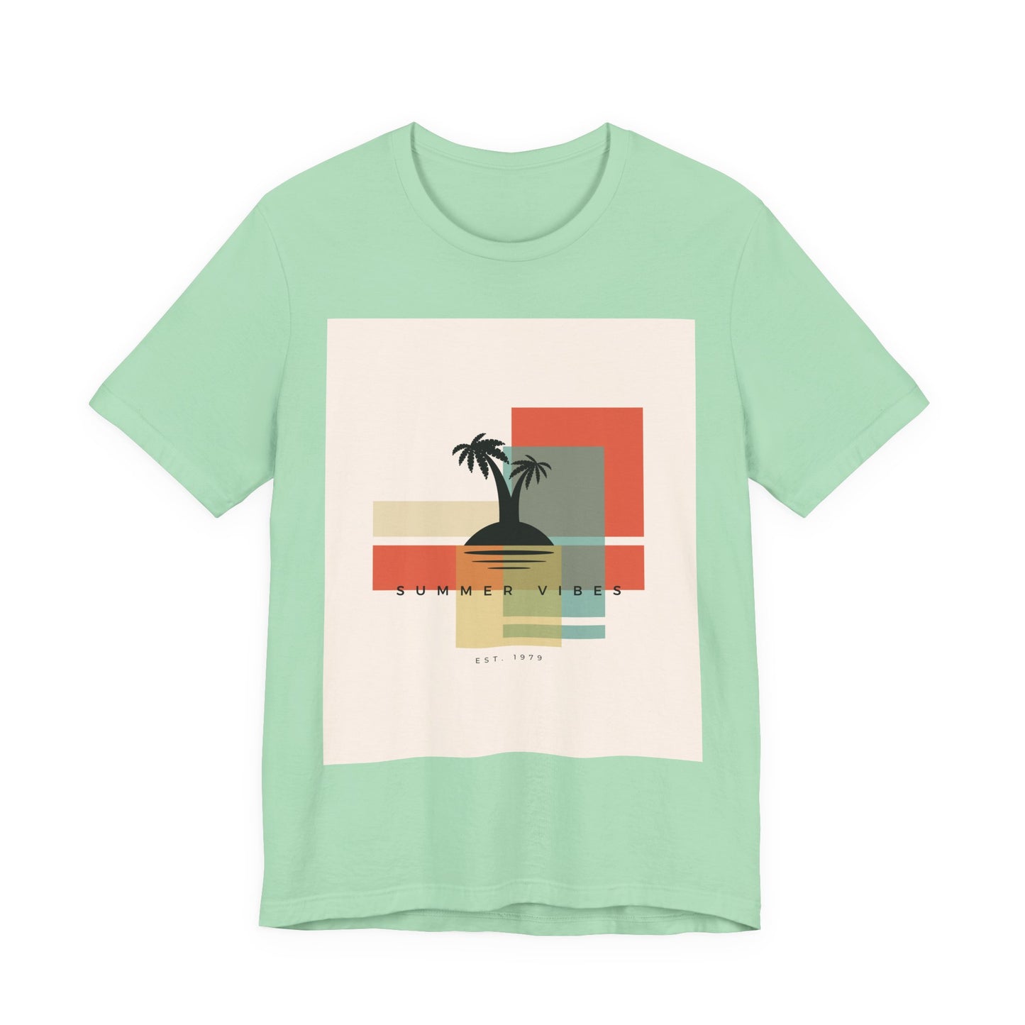 Tropical Sunset Tee, Summer Vibes Shirt, Vacation Outfit, Unisex Graphic Tee, Gift for Beach Lovers, Casual Wear