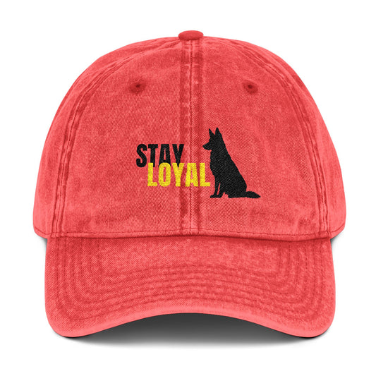 German Shepherd Vintage Embroidered Cap - Stay Loyal