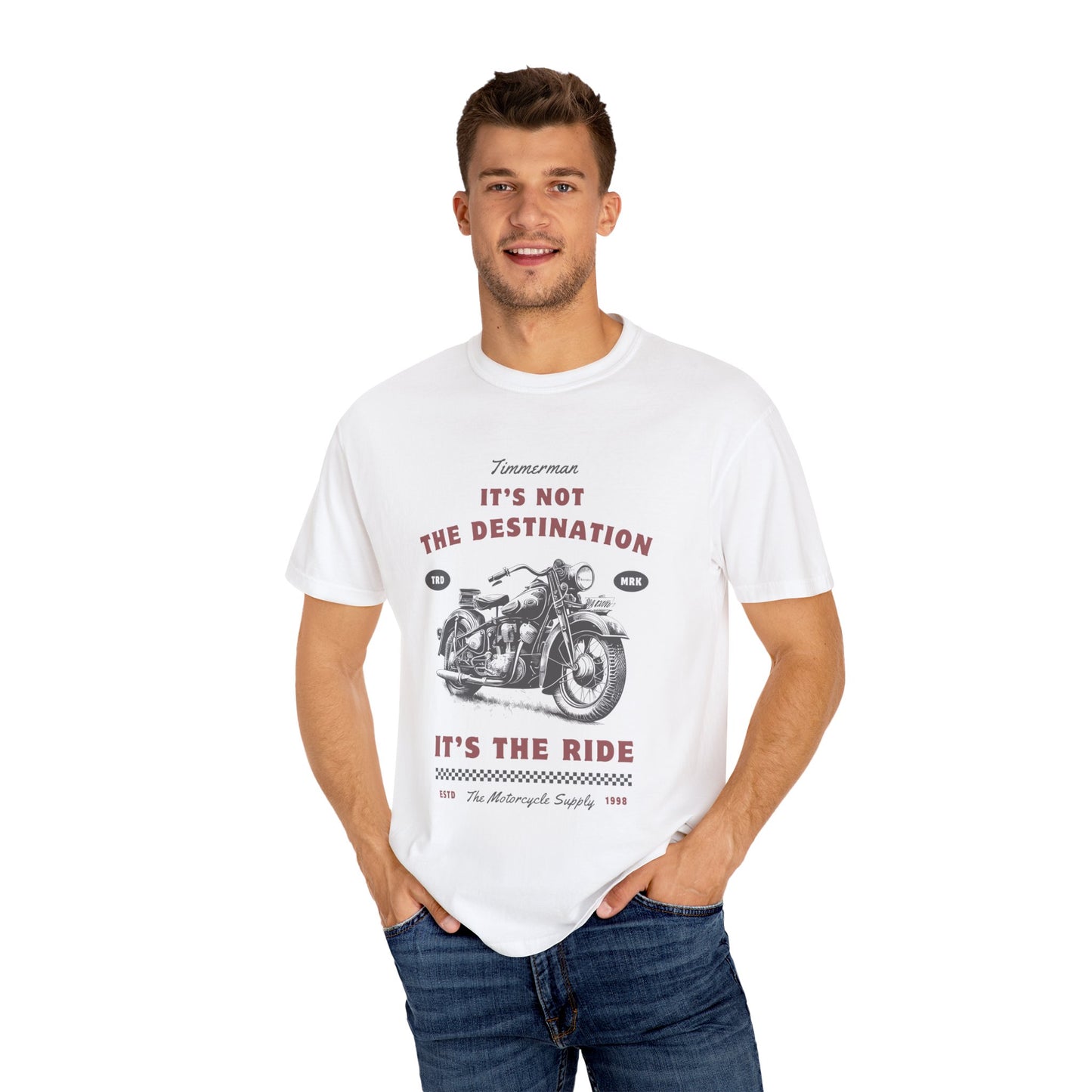 Vintage Motorcycle Ride T-Shirt - It's Not The Destination It's The Ride, Gift for Bikers, Adventure Clothing, Road Trip Outfit