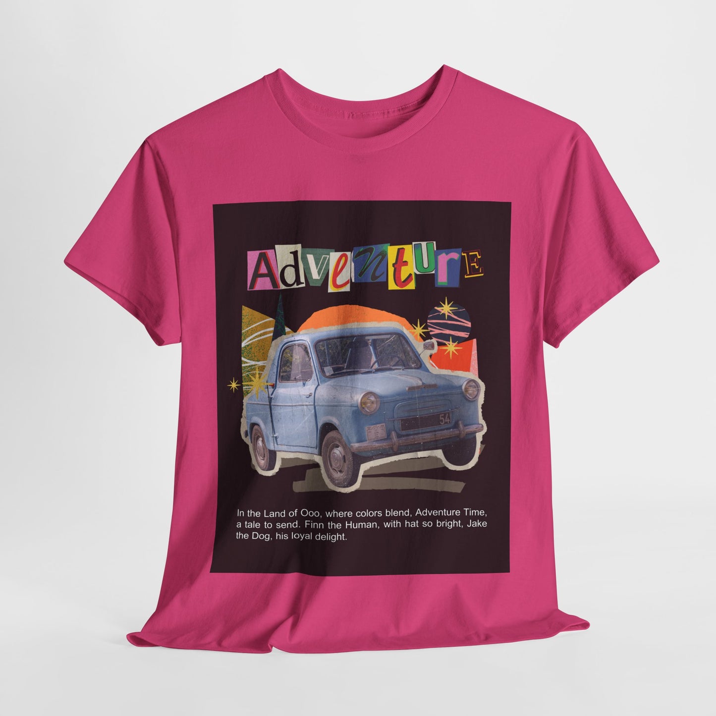 Adventure-Themed Unisex Cotton Tee, Retro Car Graphic Tee, Travel T-Shirt, Gift for Adventurers, Vintage Exploration Top