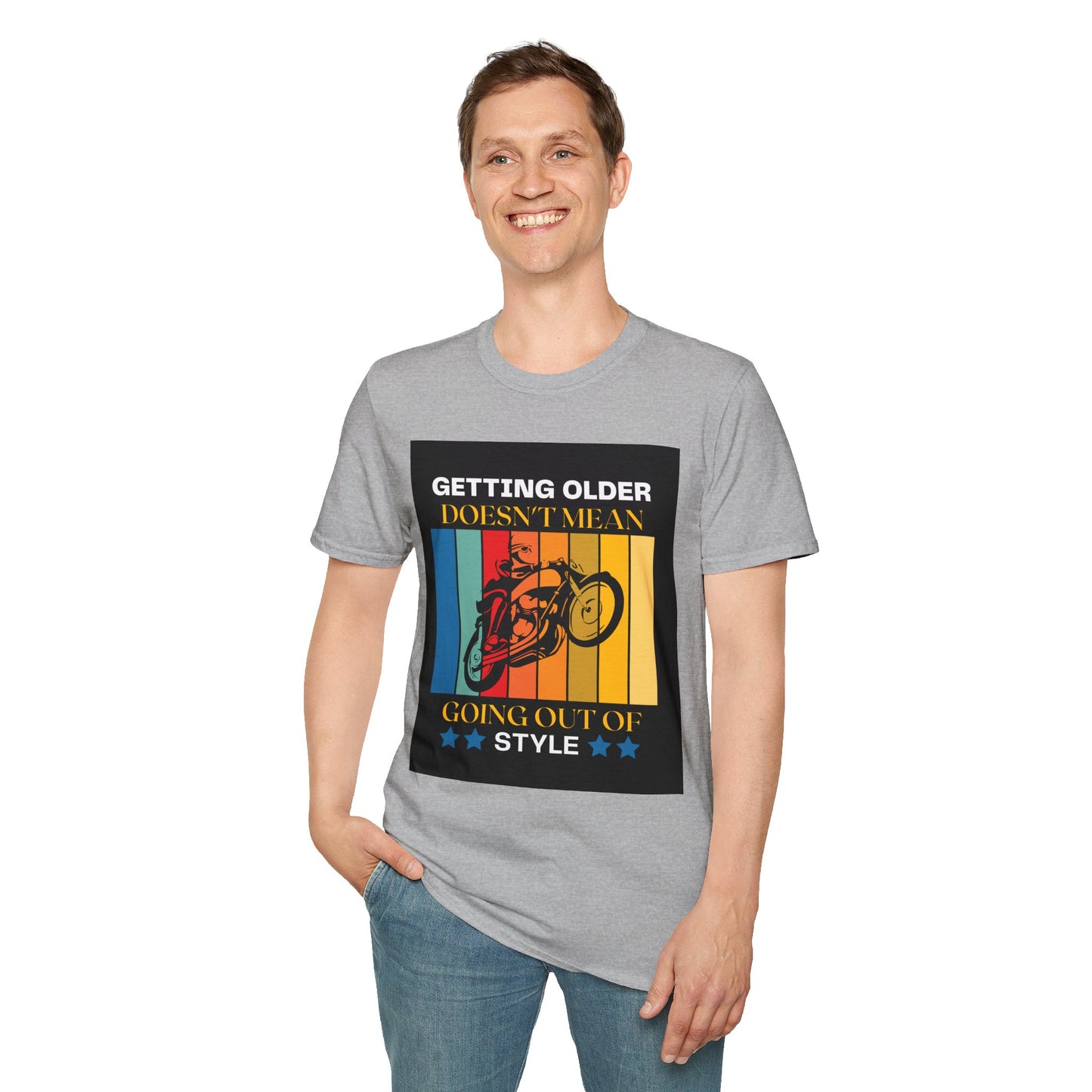 Vintage Motorcycle T-Shirt - Fun Gift for Bikers, Birthday, Unisex Apparel, Casual Wear, Fashion Statement