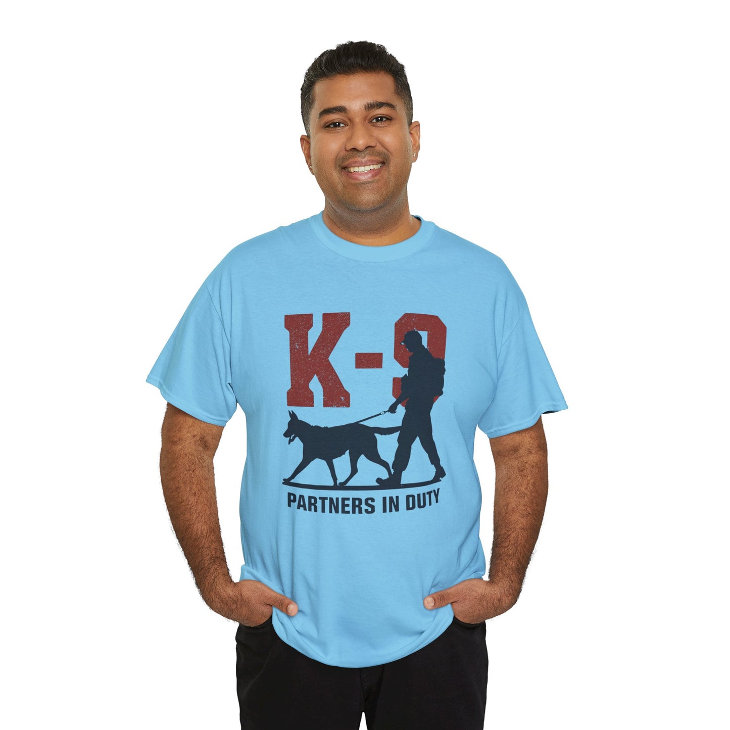 K-9 Partners in Duty Tee, Dog Handler T-Shirt, Dog Lover Tee, Police Dog Apparel, Dog Owner T-Shirt