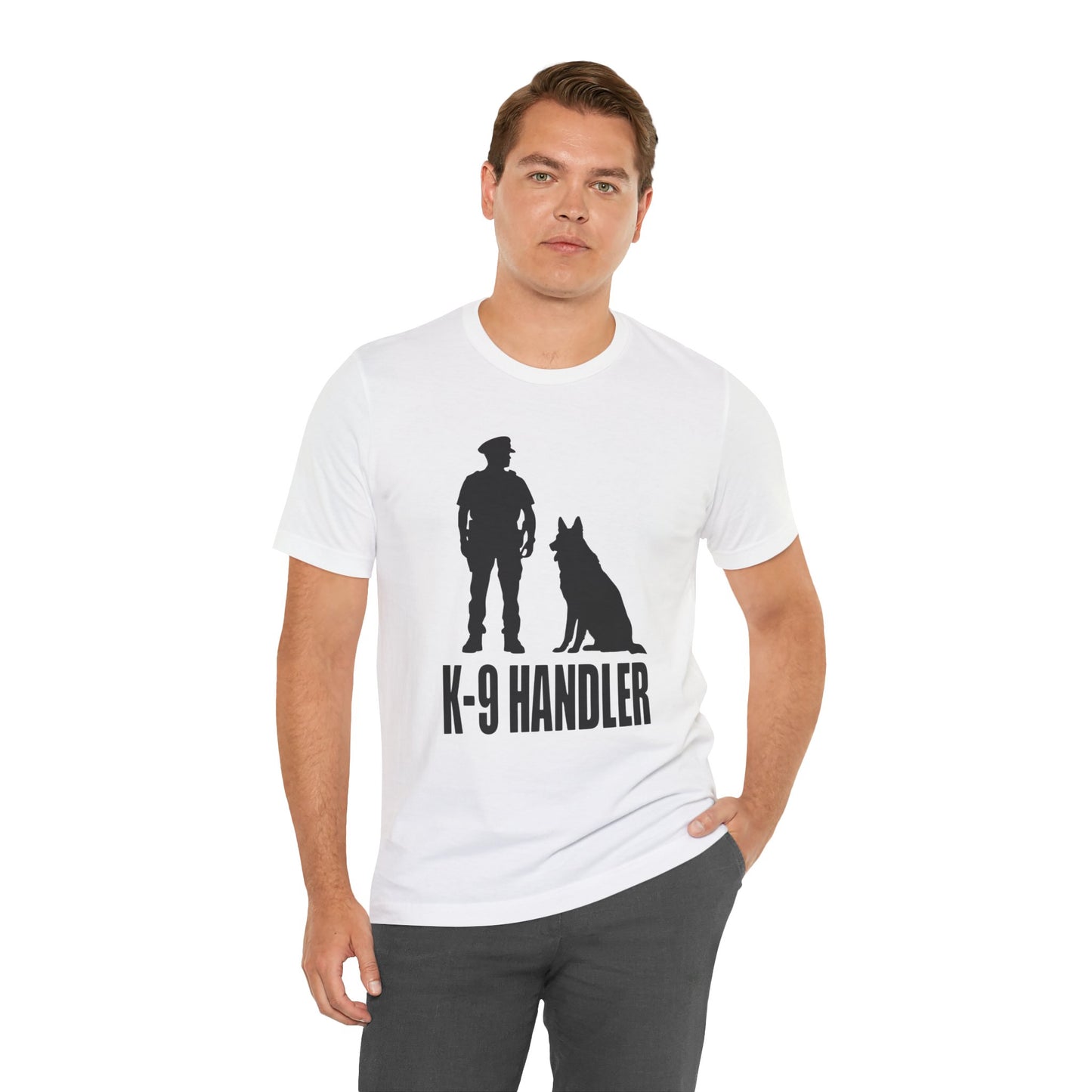 K9 Handler Unisex Tee, Dog Lover Gift, Pet Handler Shirt, Animal Advocate Apparel, Canine Enthusiast Top, Training Gear